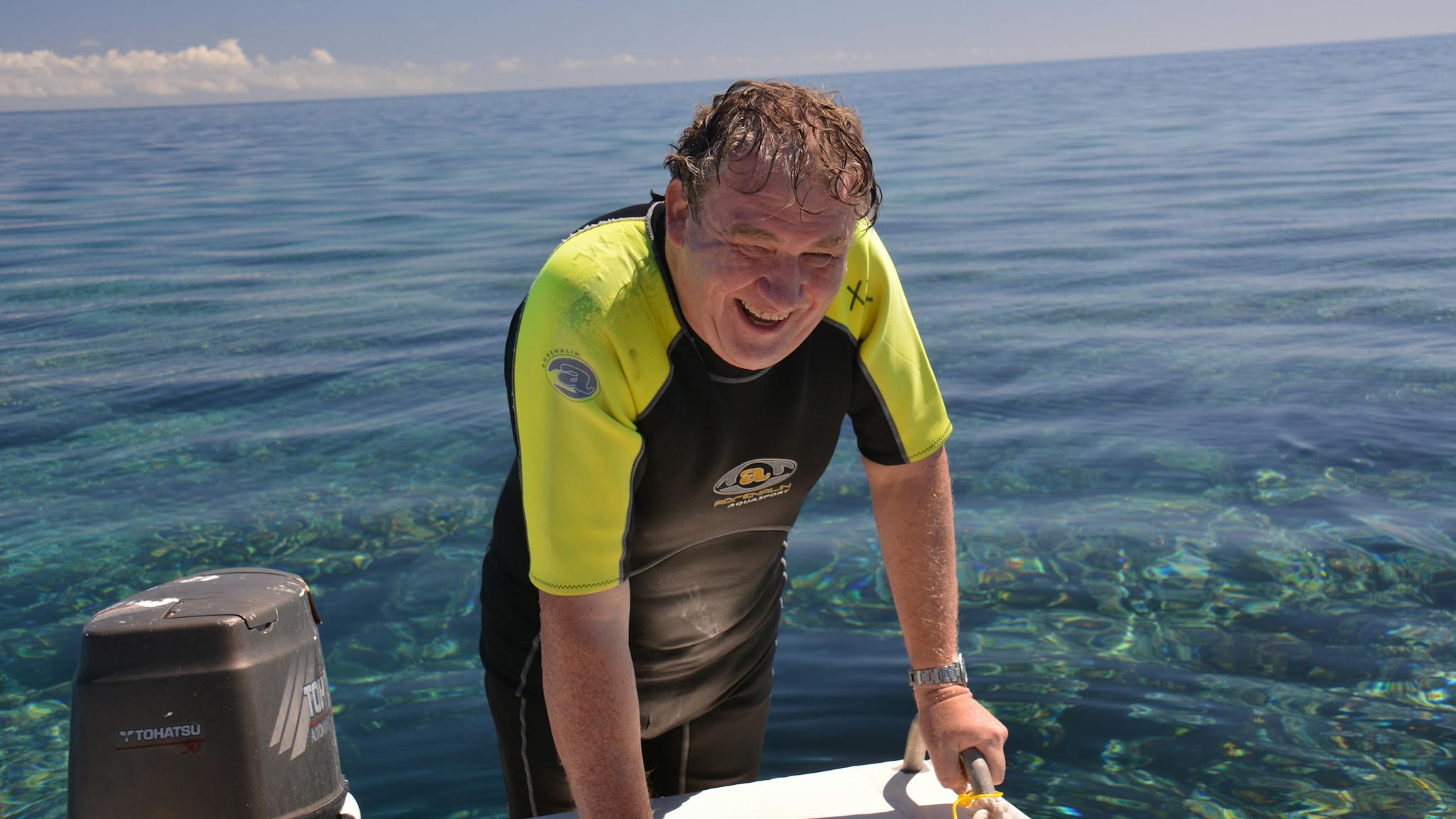 Their stable tender makes exploring the reef so easy! Their stable tender makes exploring the reef so easy!