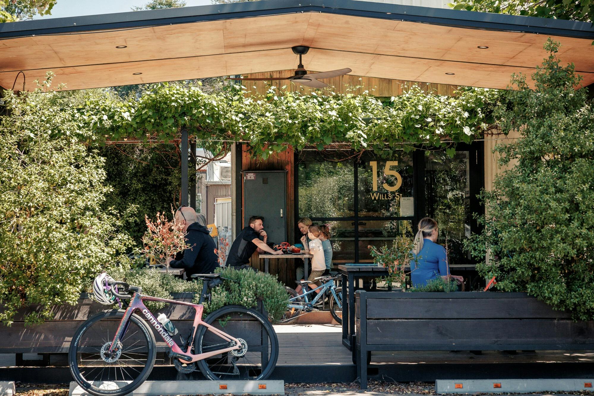 bikes and coffees - front