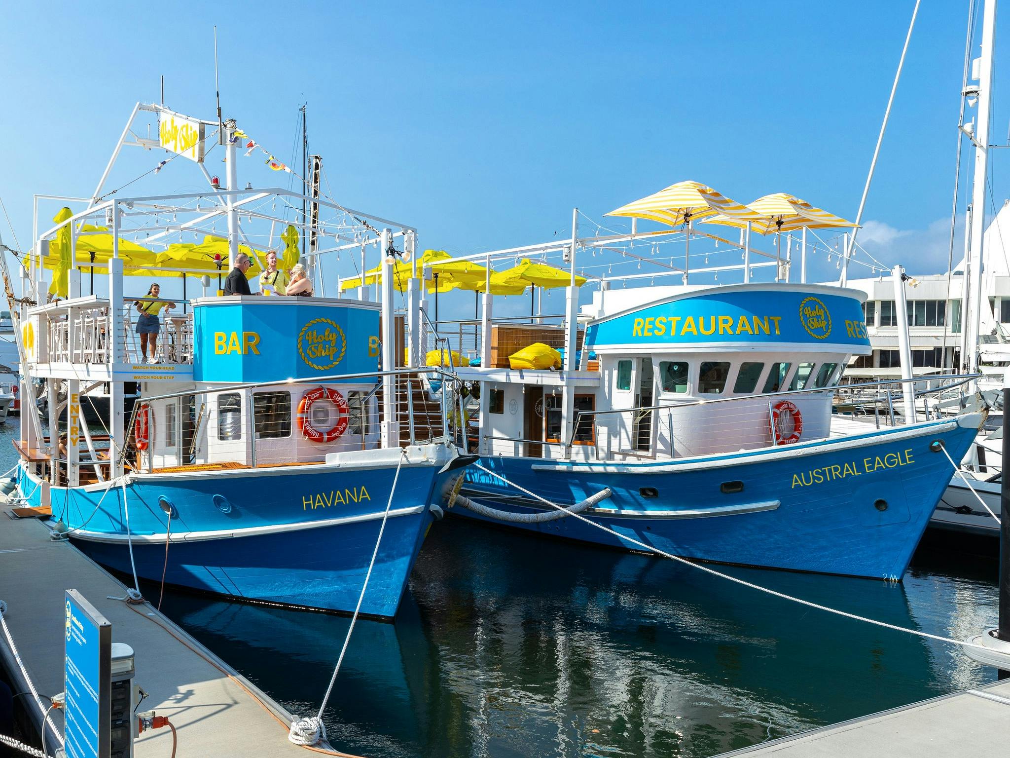 Holy Ship Restaurant & Bar's Trawlers Holy Ship Restaurant & Bar's Trawlers