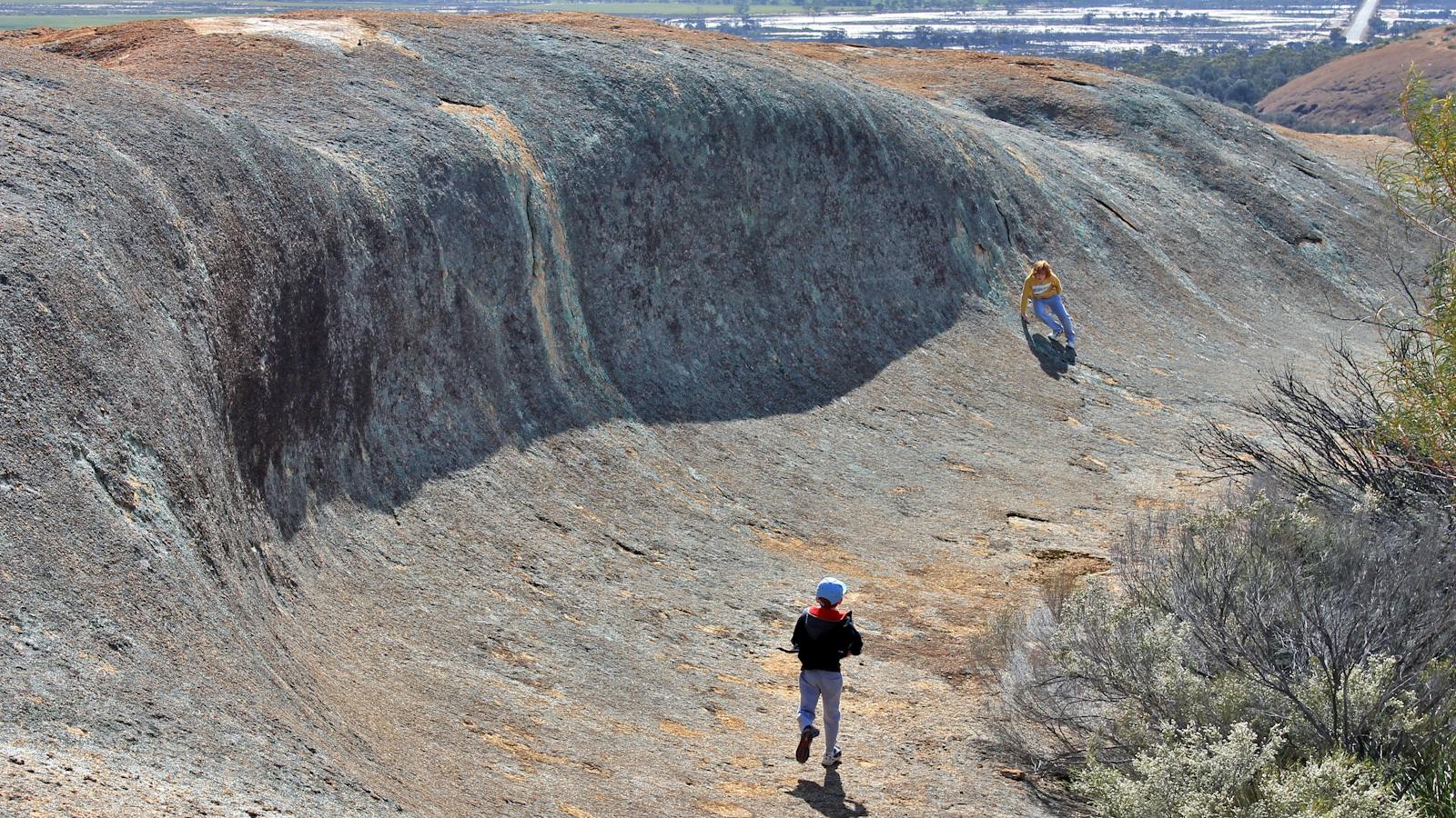 Second wave formation at Wave Rock