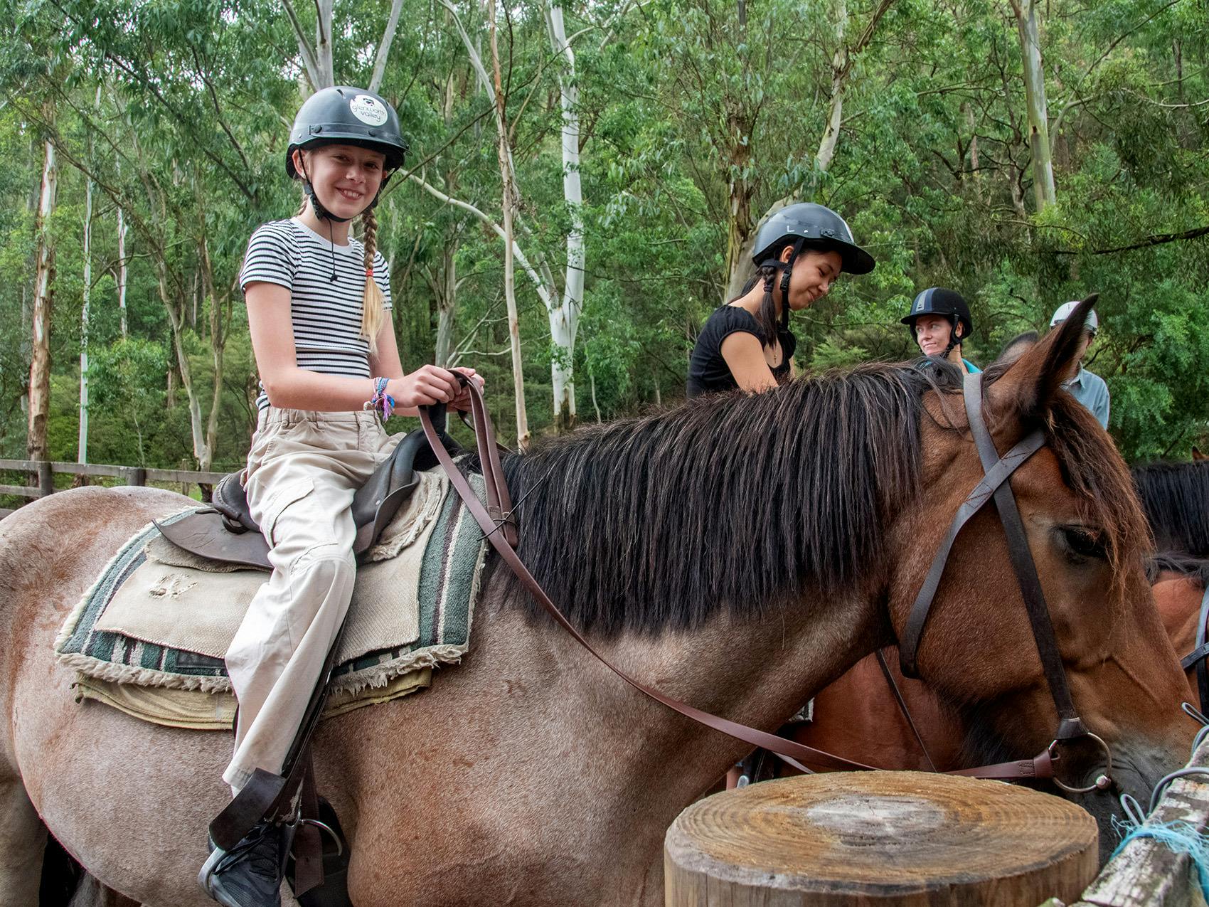 말을 탄 아이들