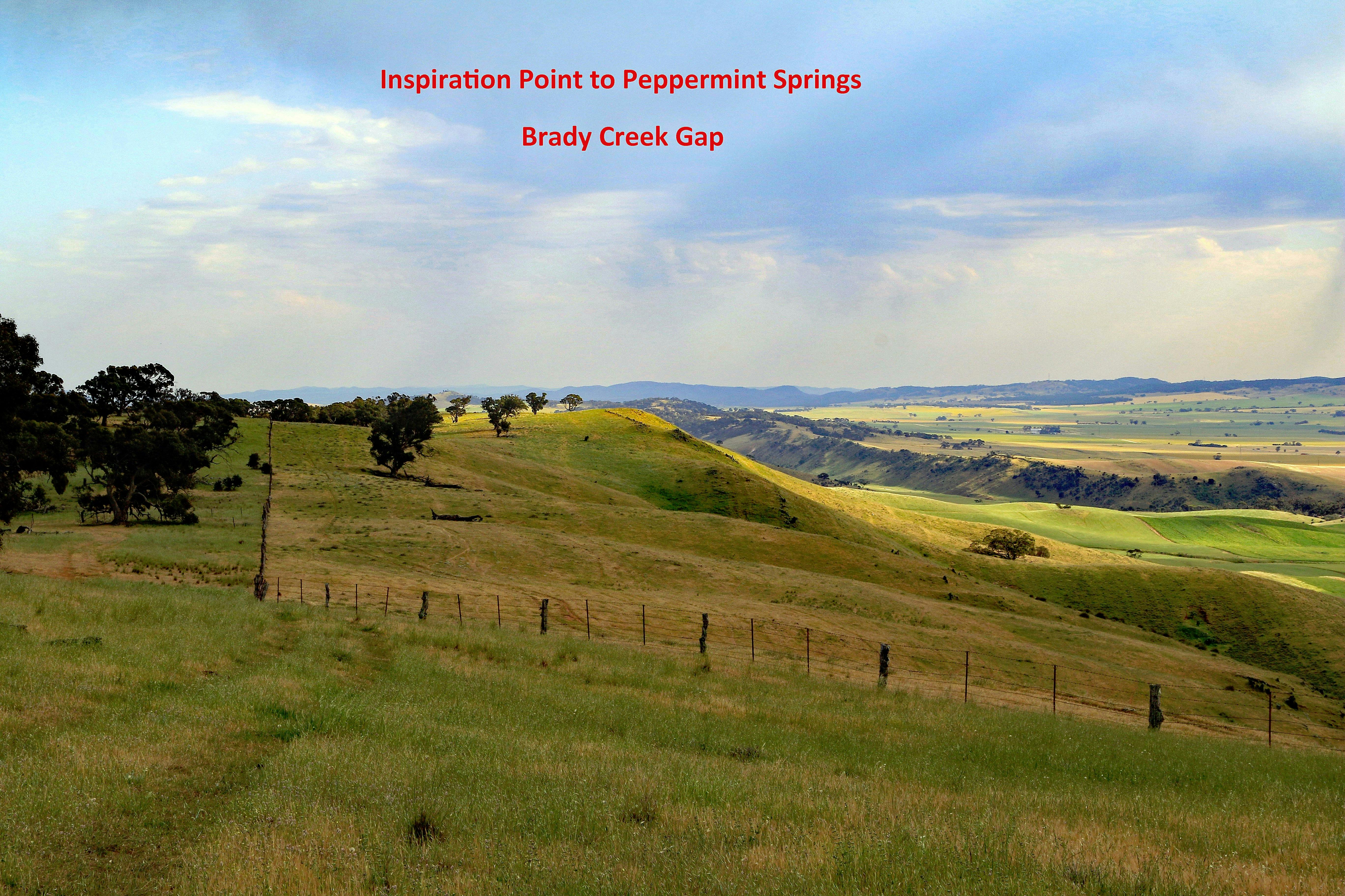 Hampton northwards, the main trail features outstanding views throught to Waterloo.