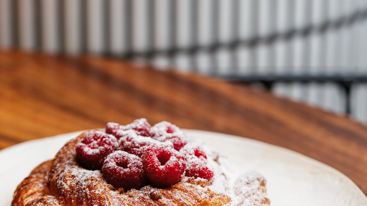 One of our many sweet pastries made fresh daily