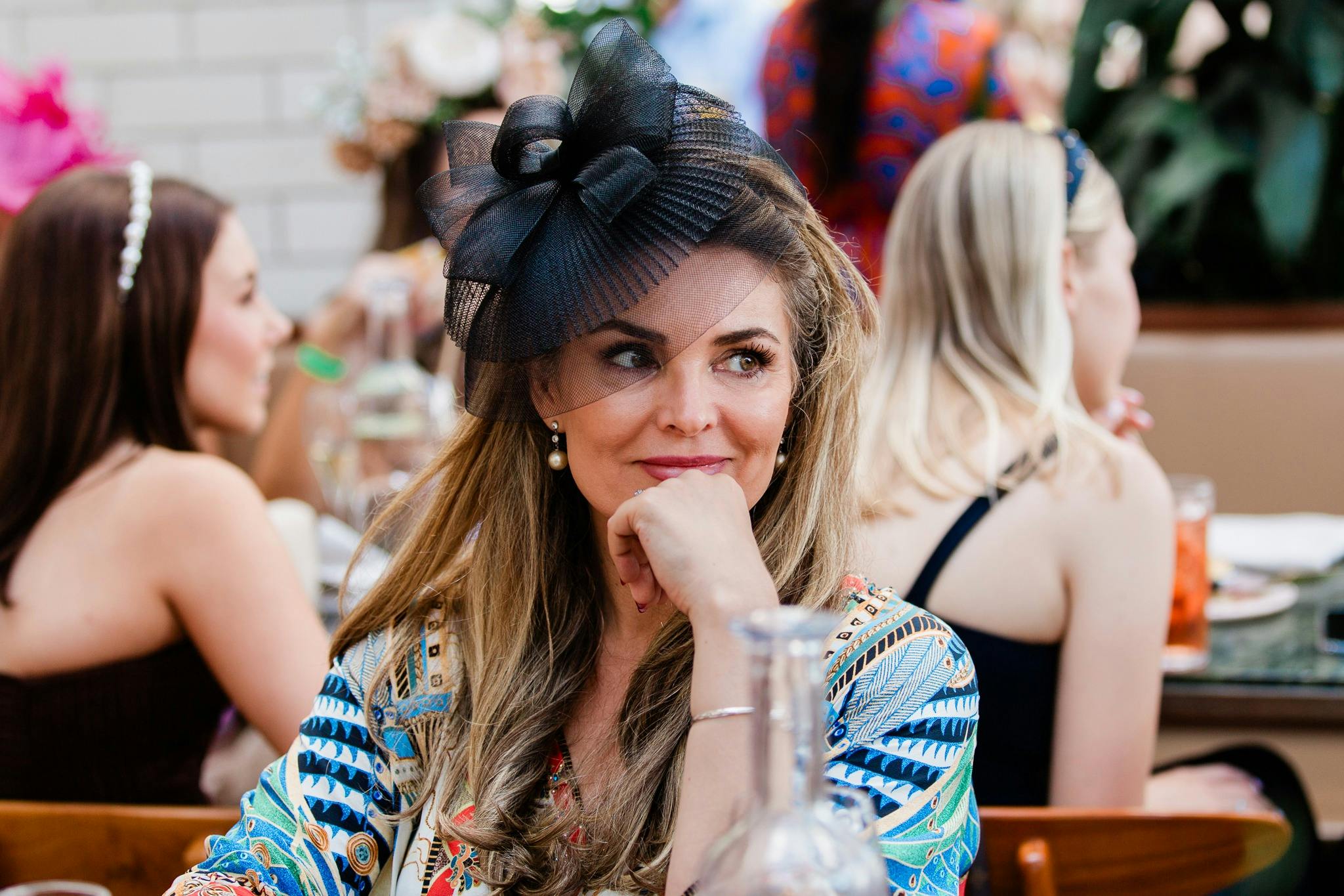 Lady dressed for Melbourne Cup