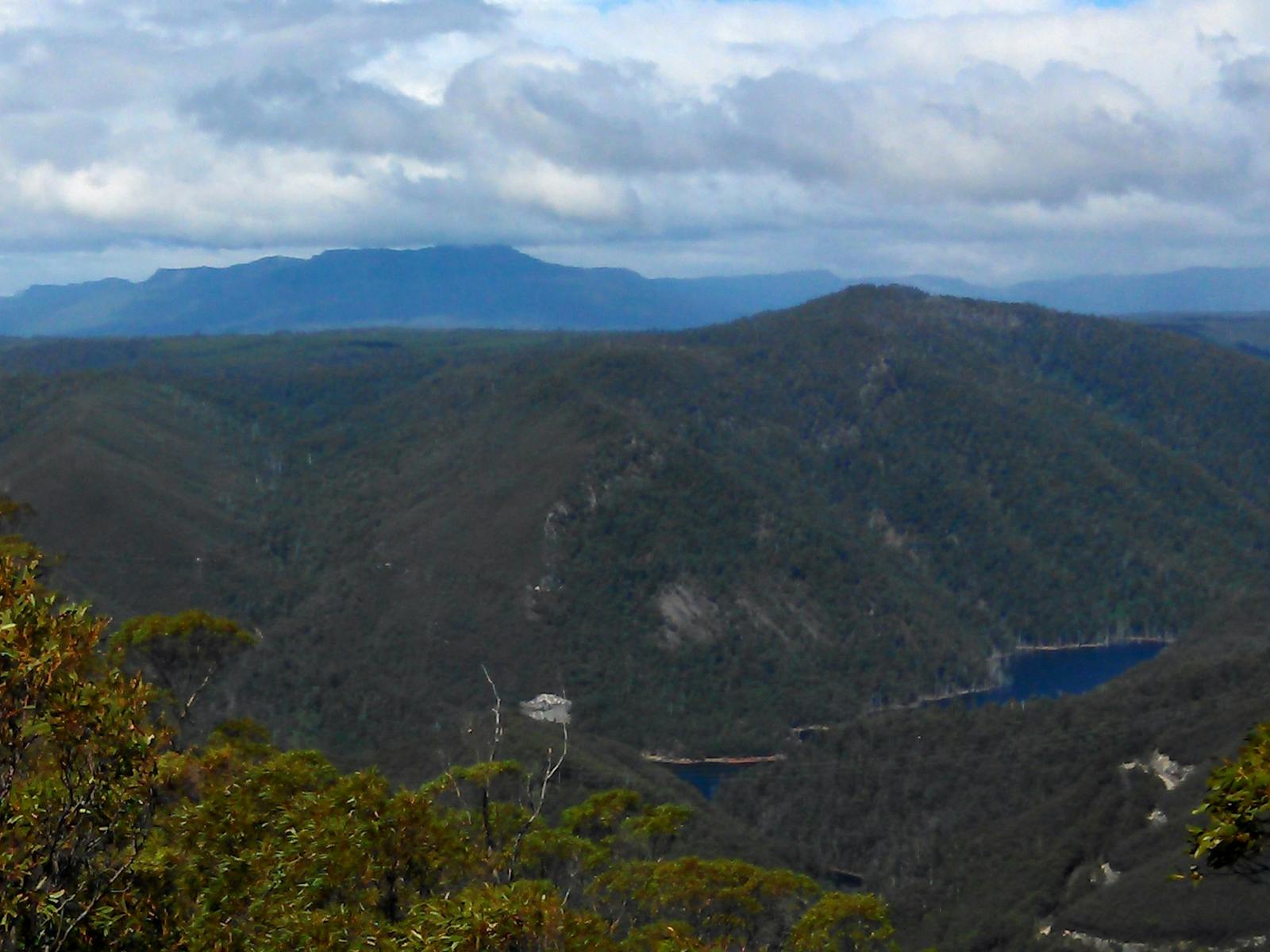 A view over the Central Plateau from Bell Mtn