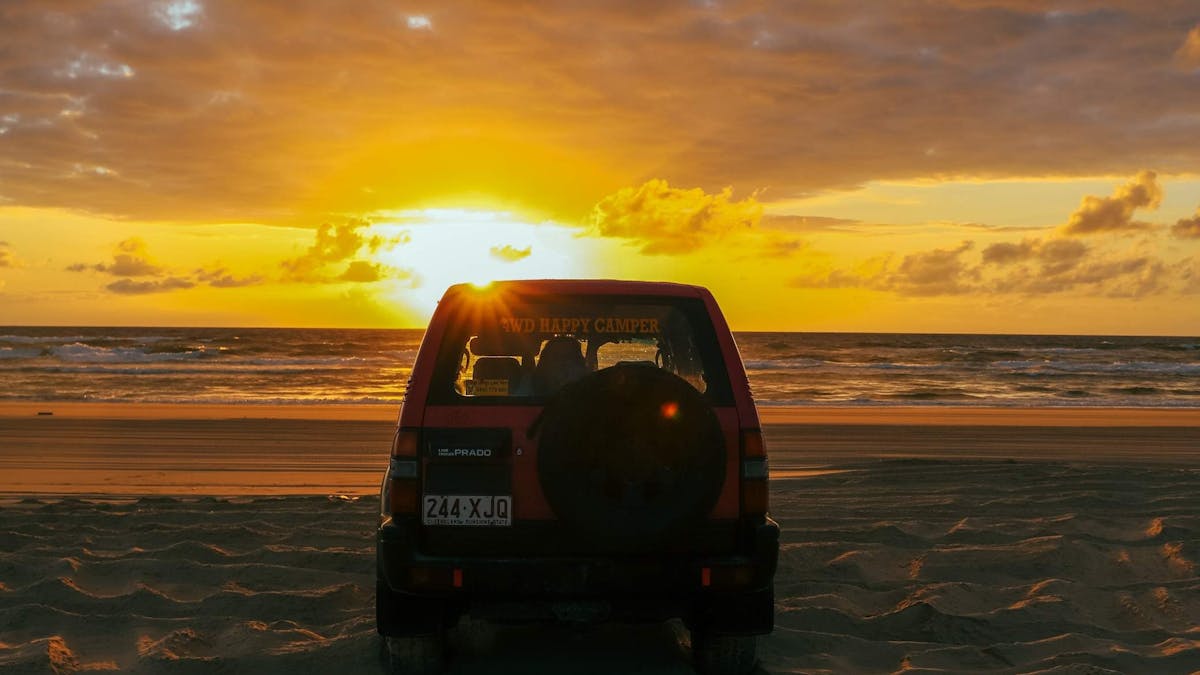 Sunrise on Fraser Island