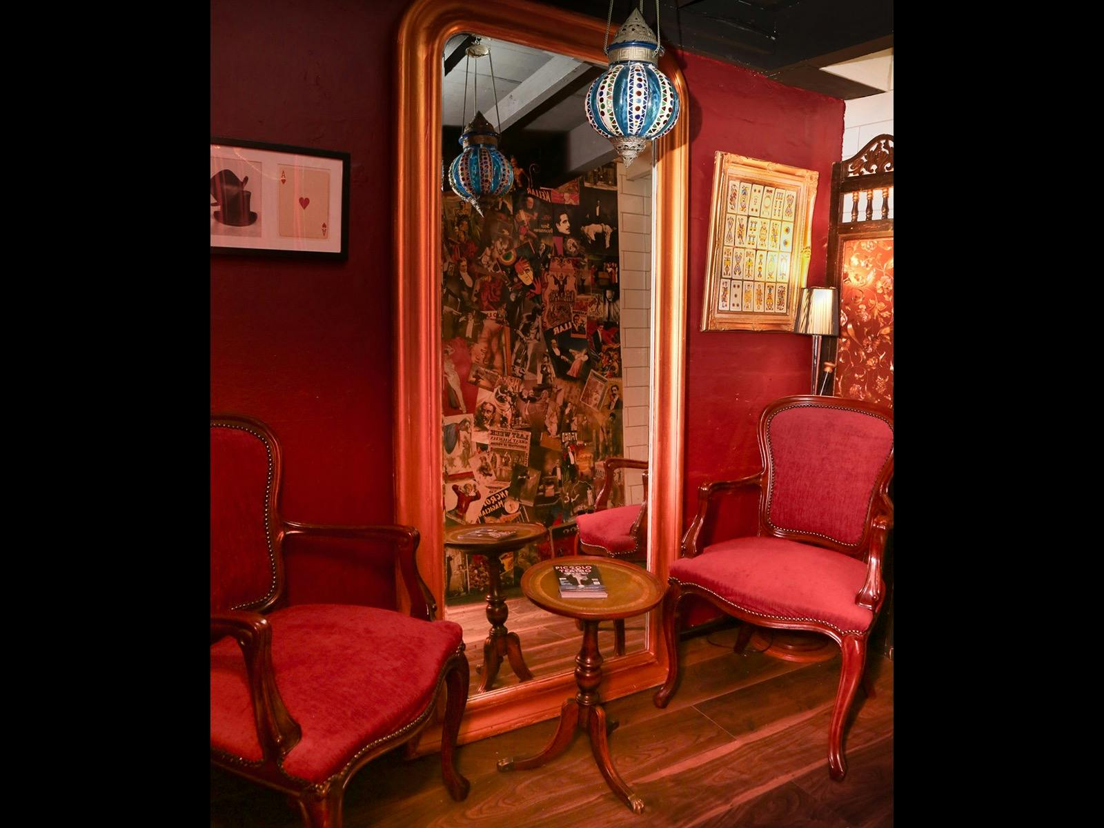 Inside the Piccolo Teatro Magic Theatre and Bar