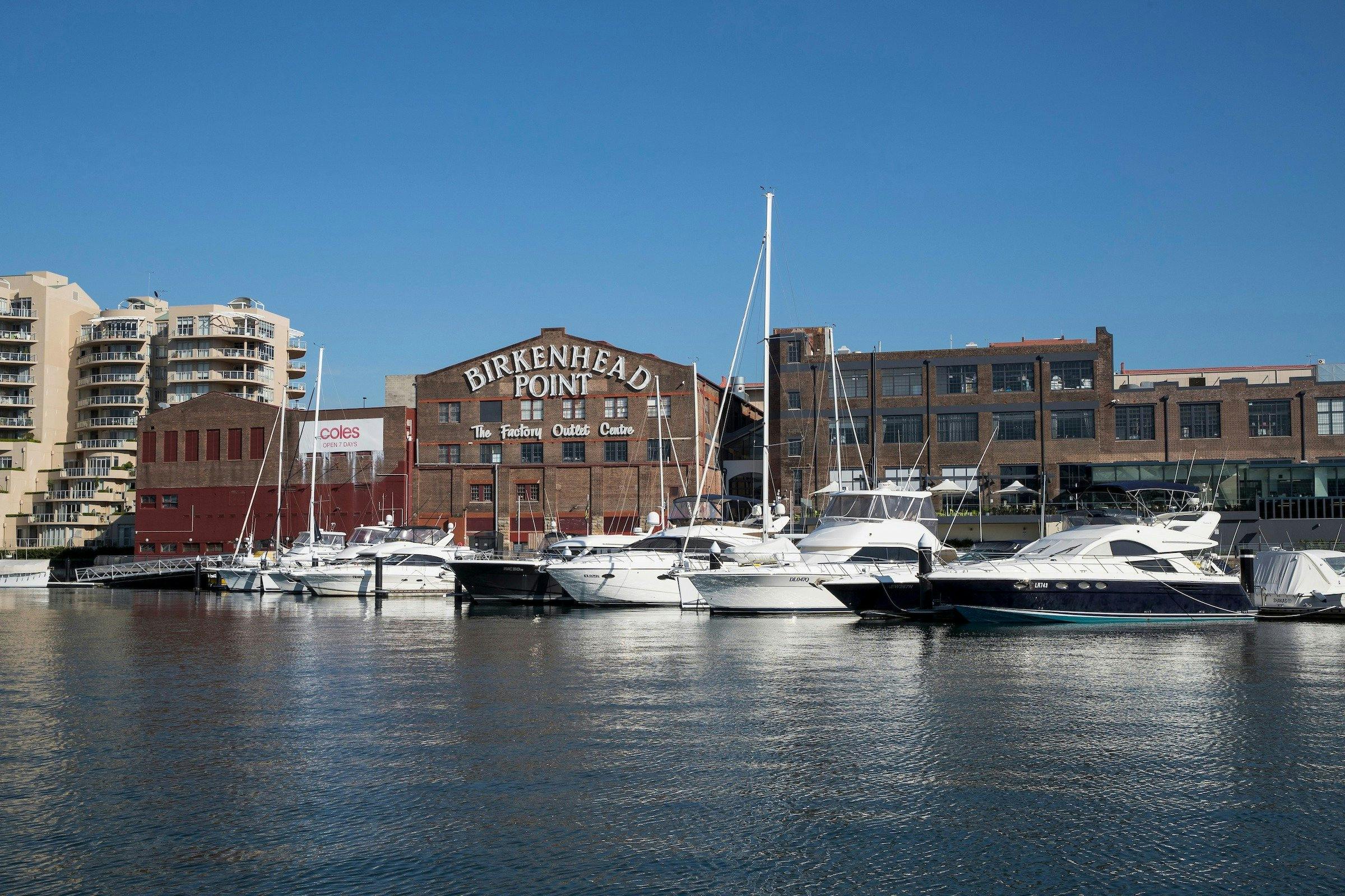 Located on Sydney Harbour.