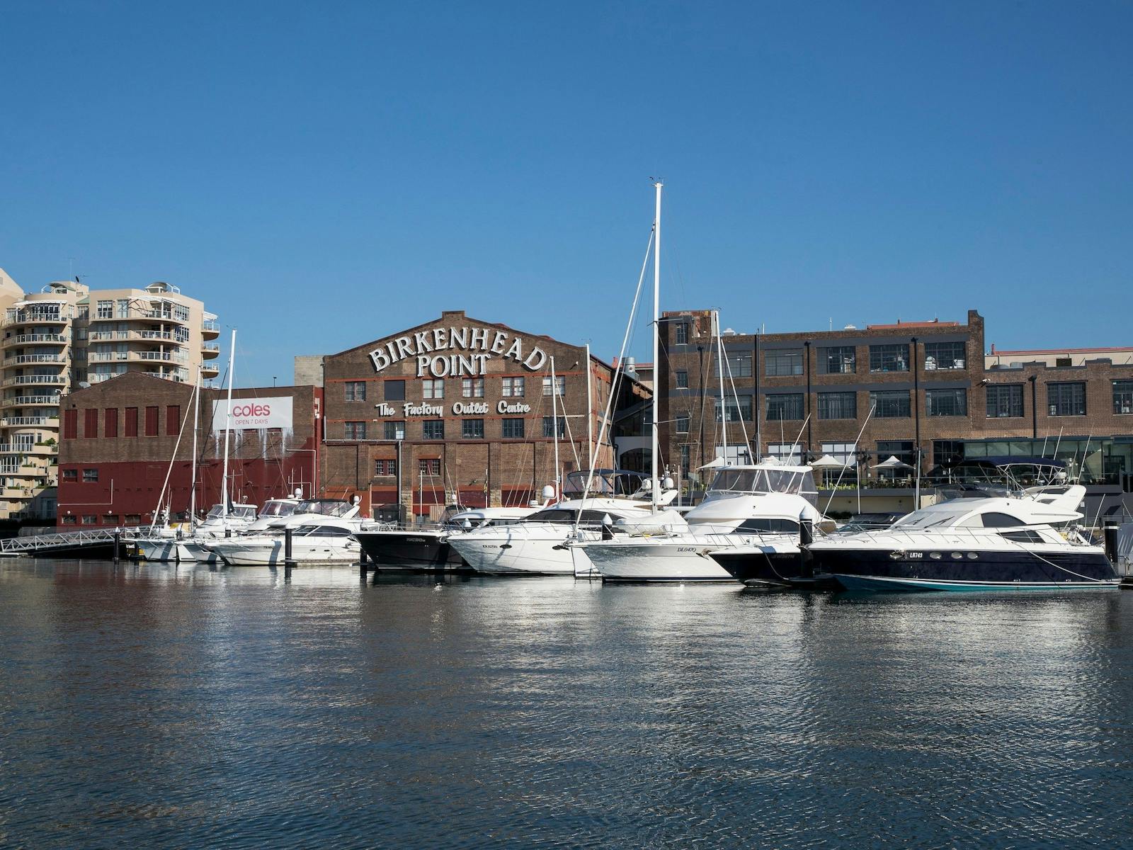 Located on Sydney Harbour.