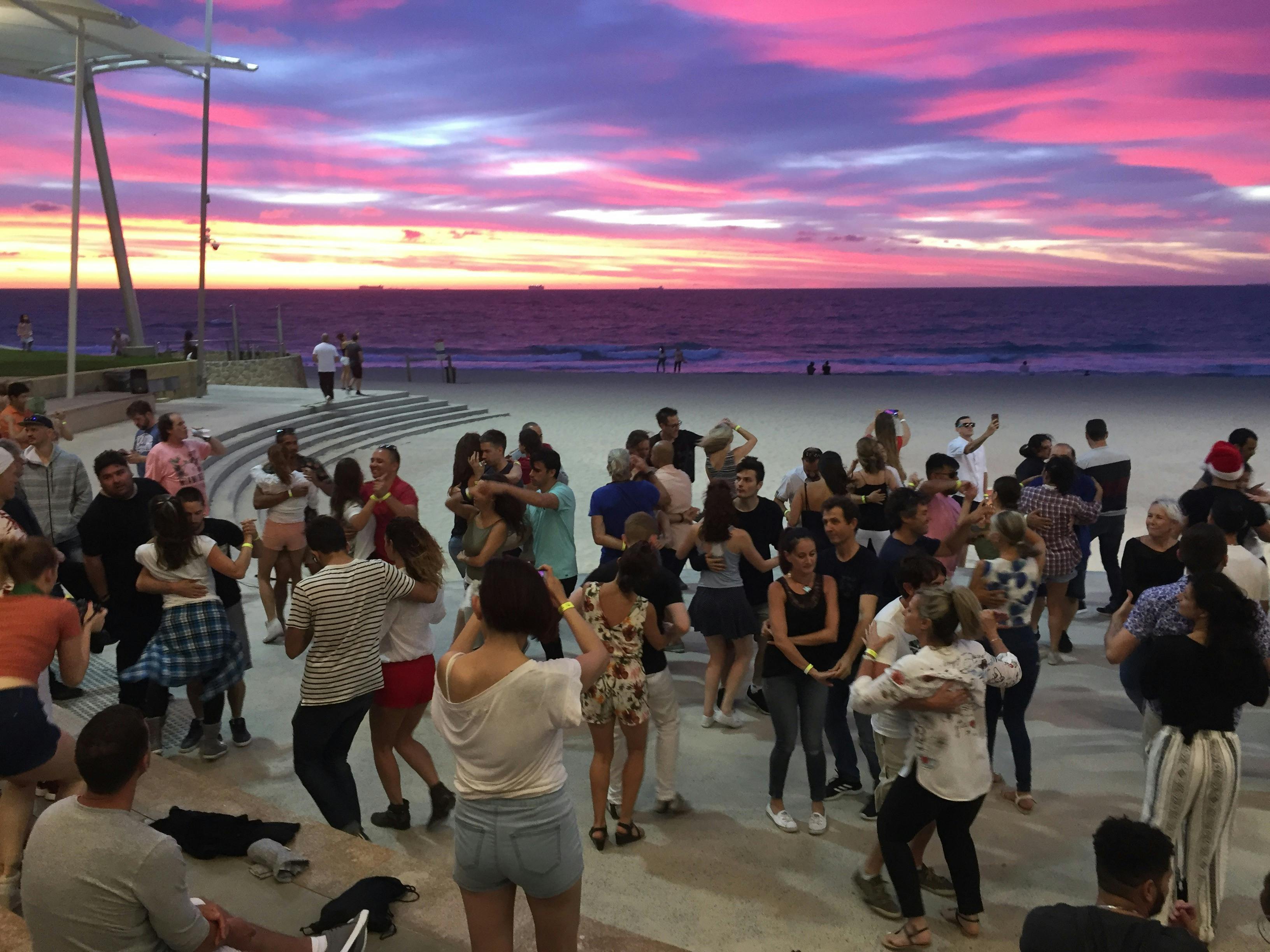 Dancing at the Sandpit magical sunsets