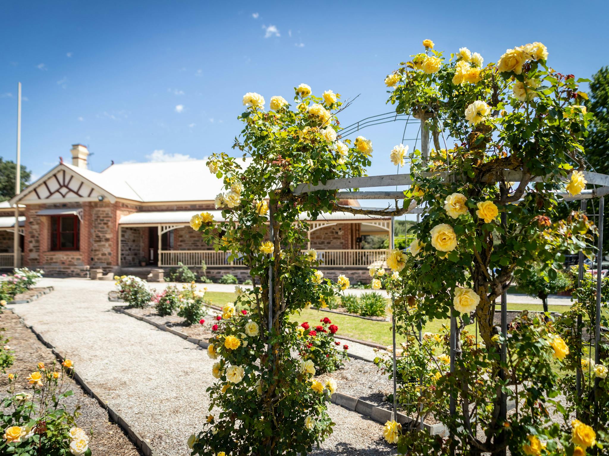 Amecca for lovers of beautiful houses with historical garden layouts