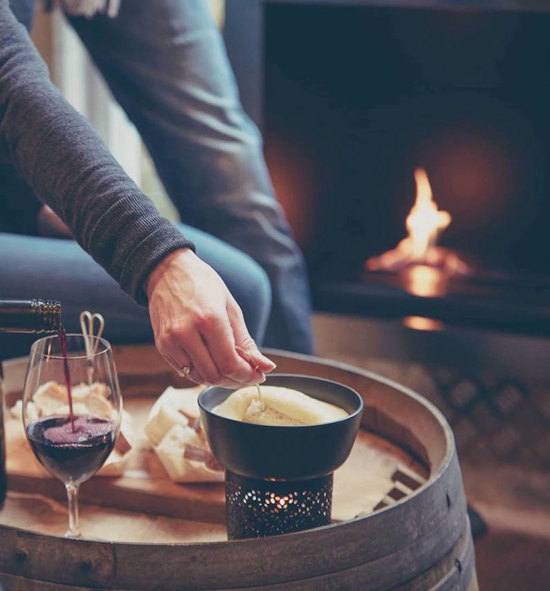 Image of the event 'Fondue by the Fire at Rowlee'