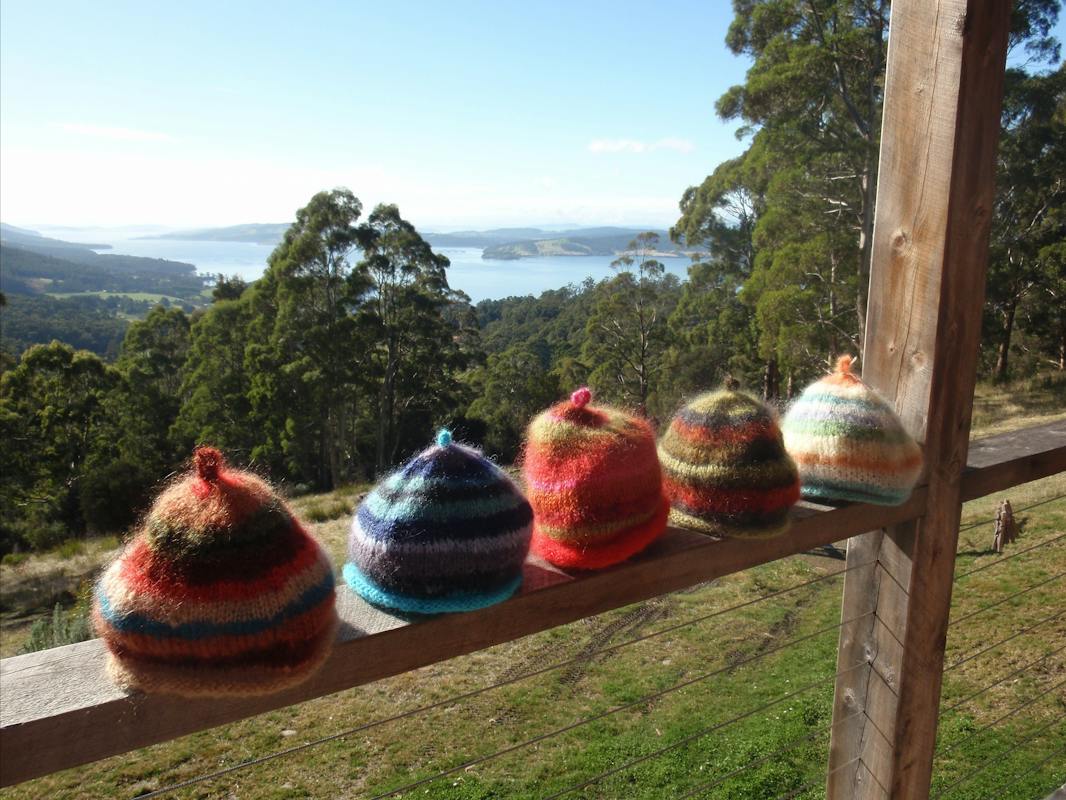 Handknitted beanies