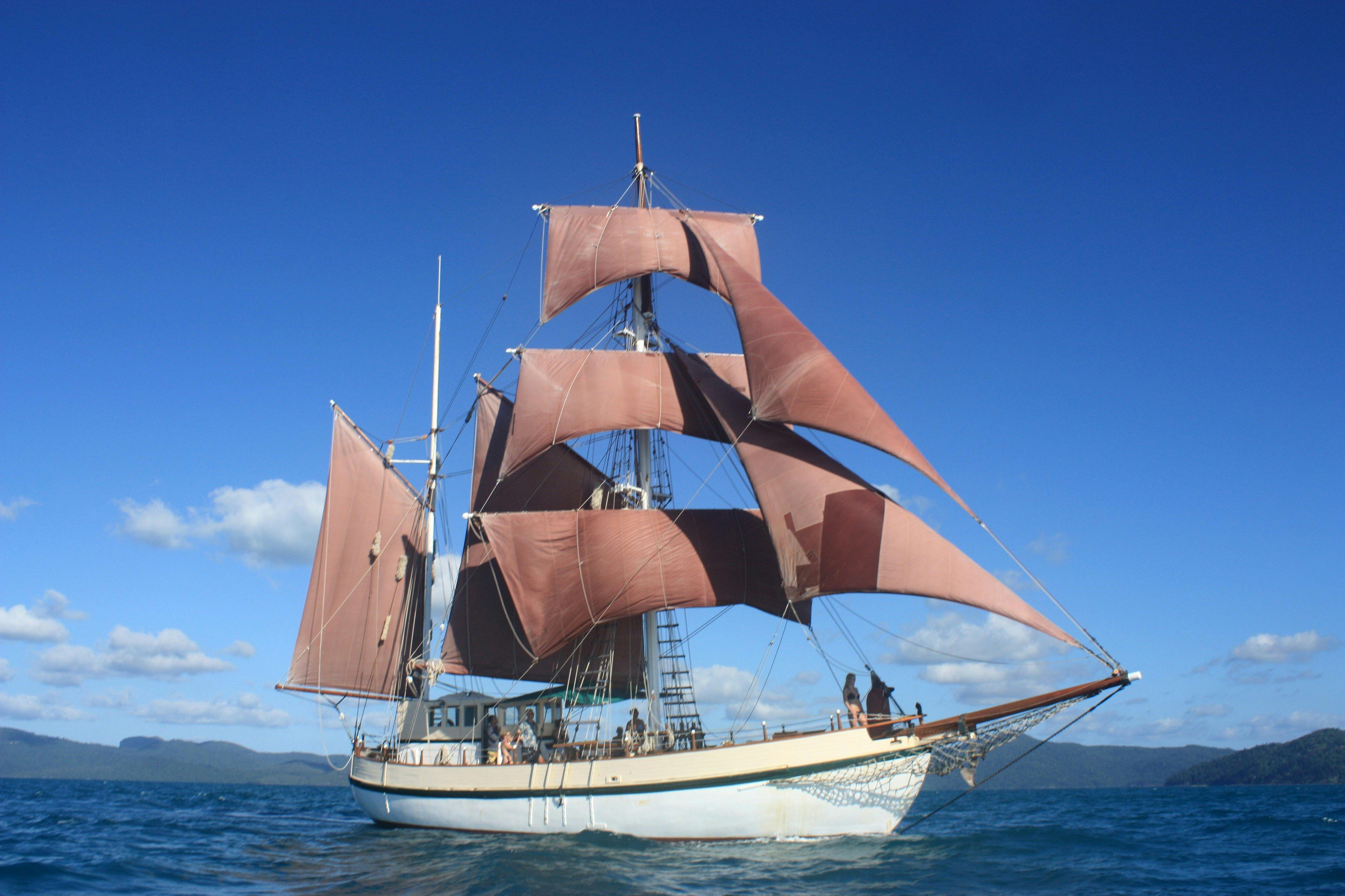 Cruise aboard tall ship coral trekker