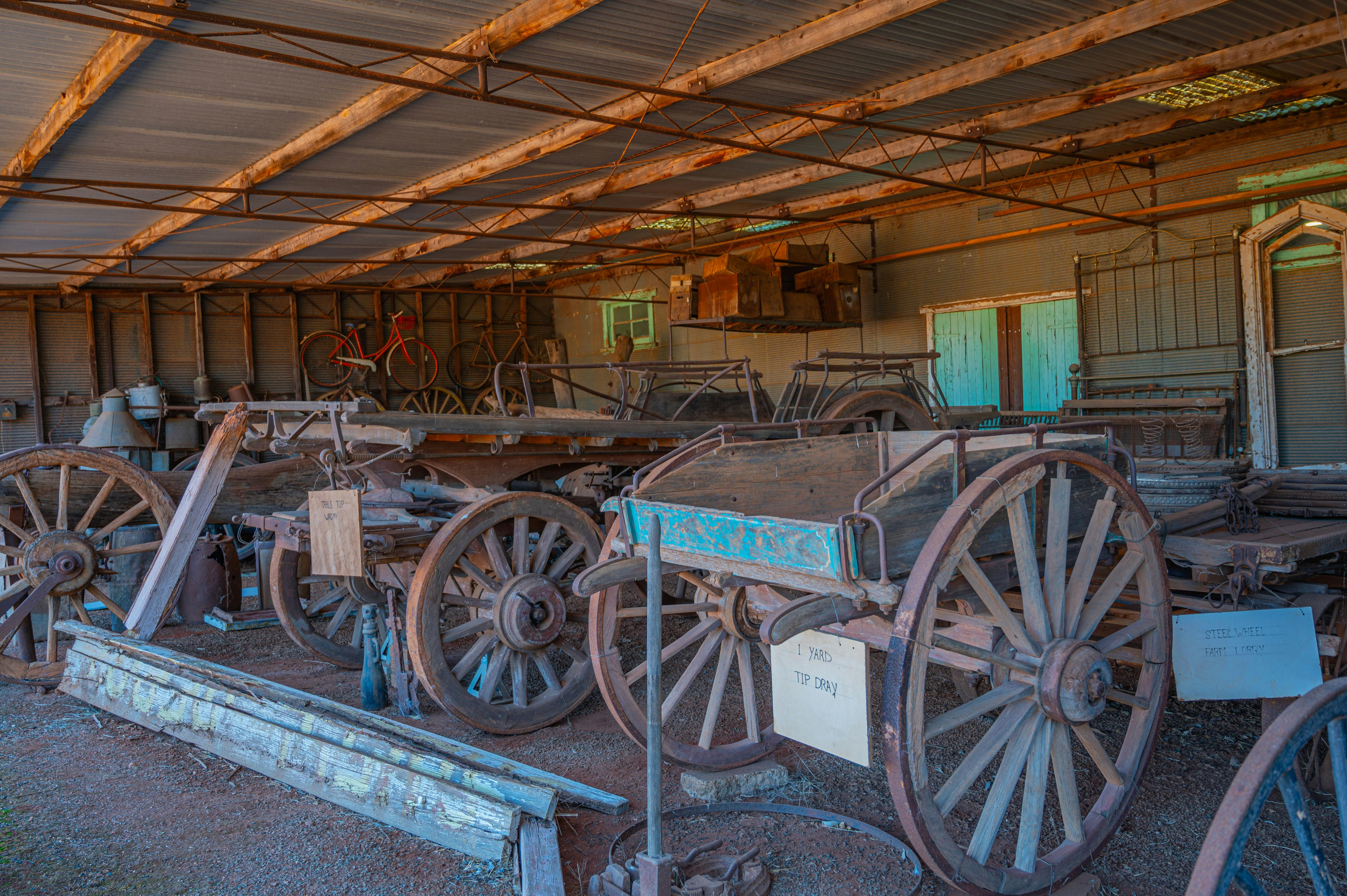 博物館の内部。