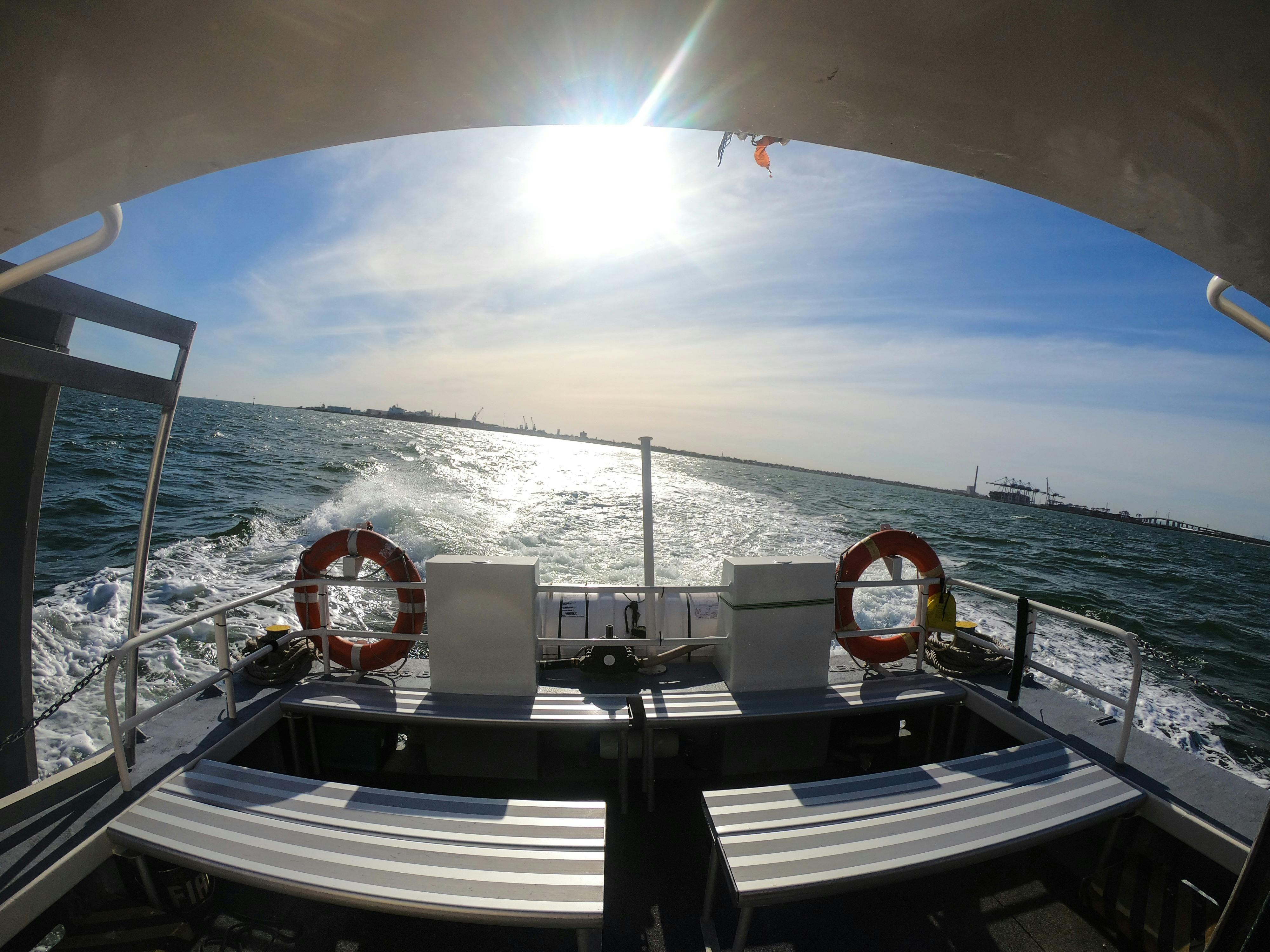Back deck of ferry