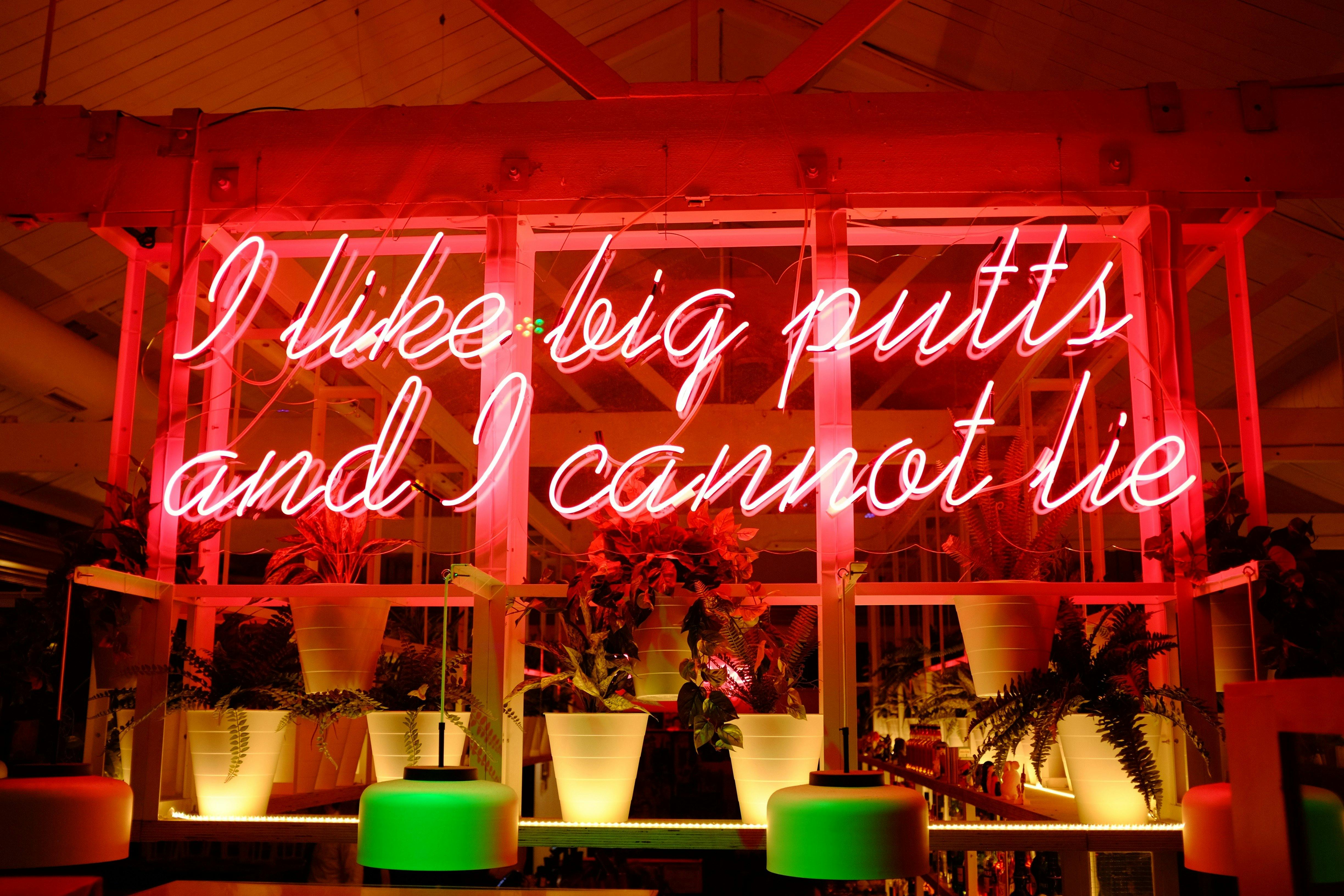 私は大きなパットが好きで、嘘をつくことはできません