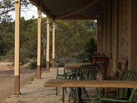 Front verandah with view of creek