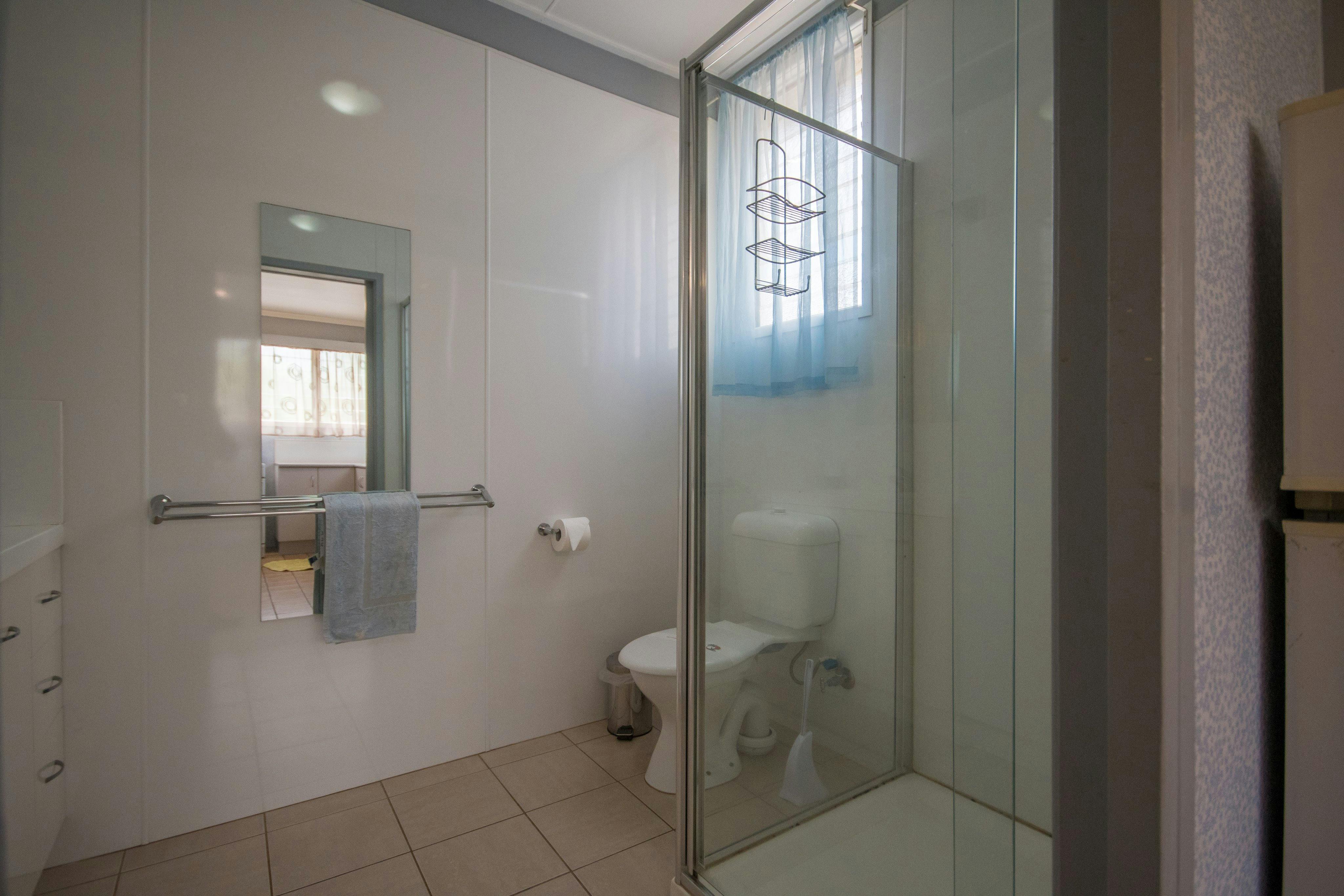 Large yard for parking off road