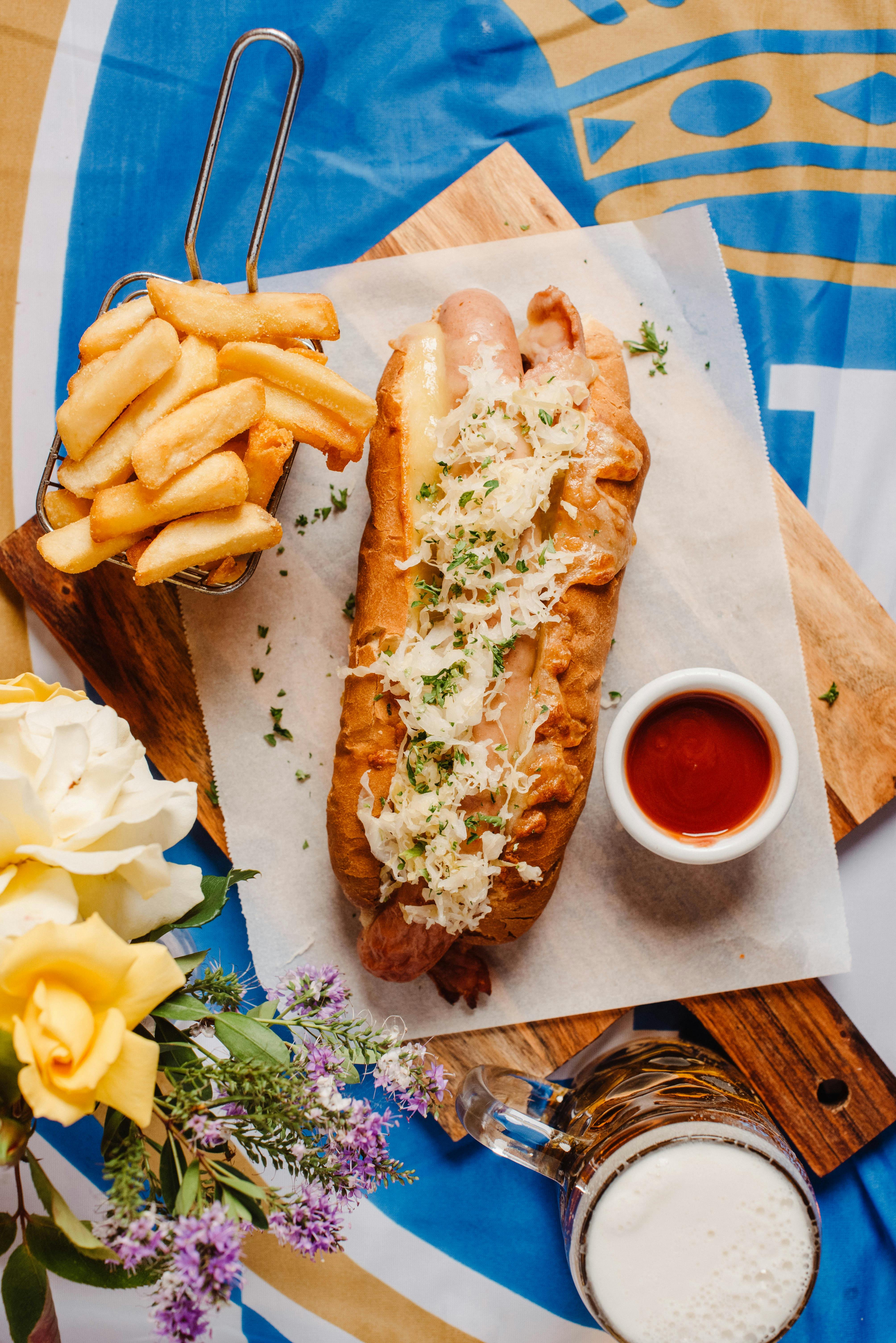 Arms Hotdog with Chips