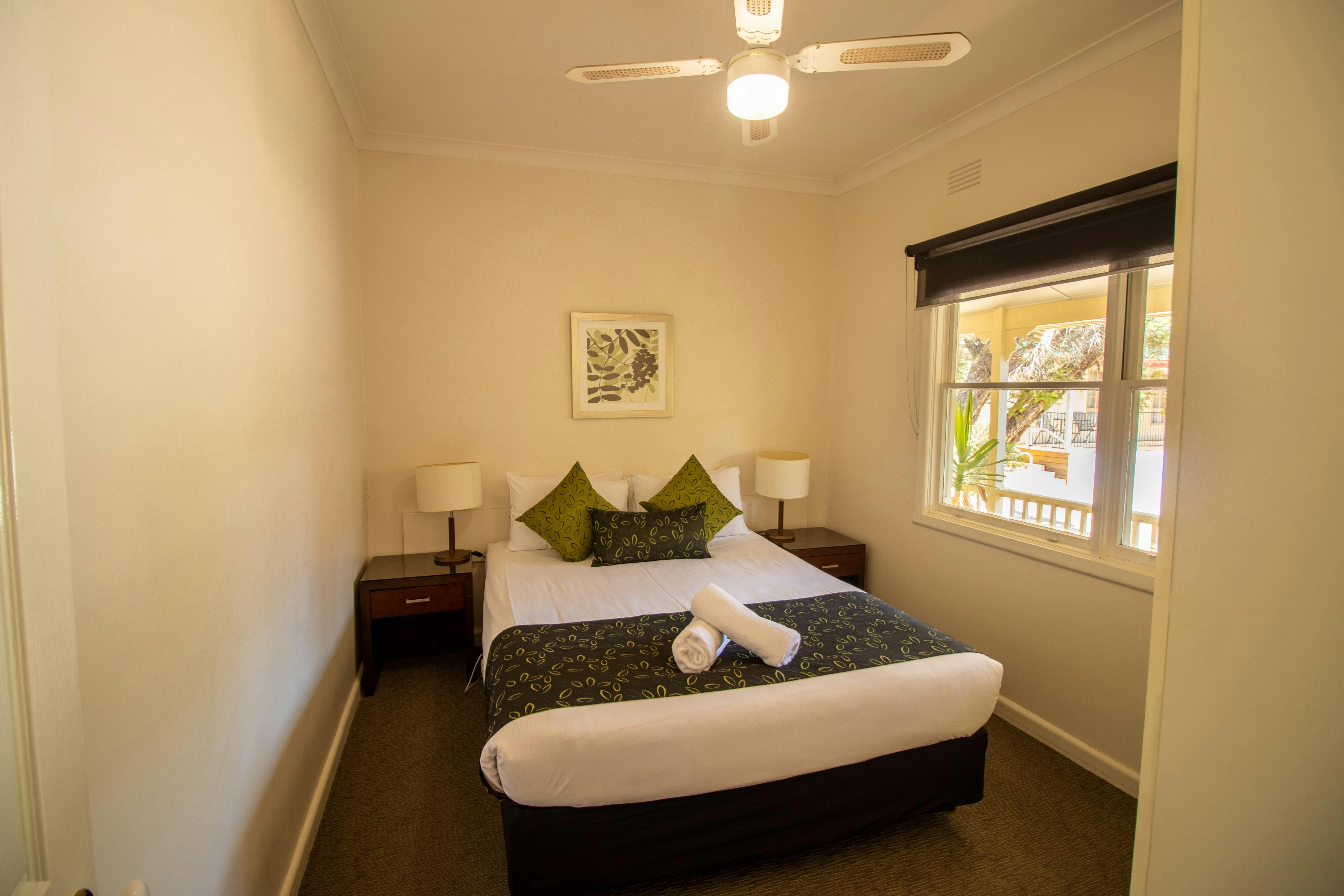 Unit 1 Queen Bedroom and Bed Side tables