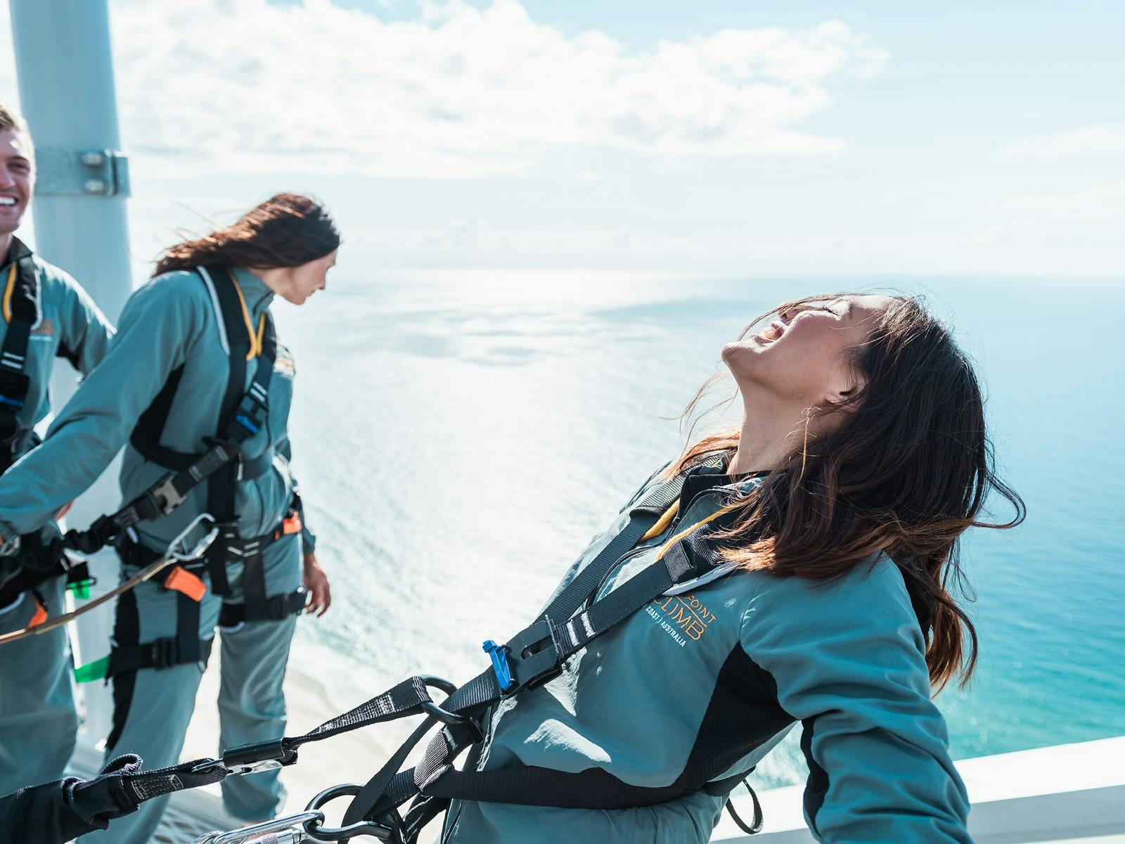 Lean back on the Day Climb