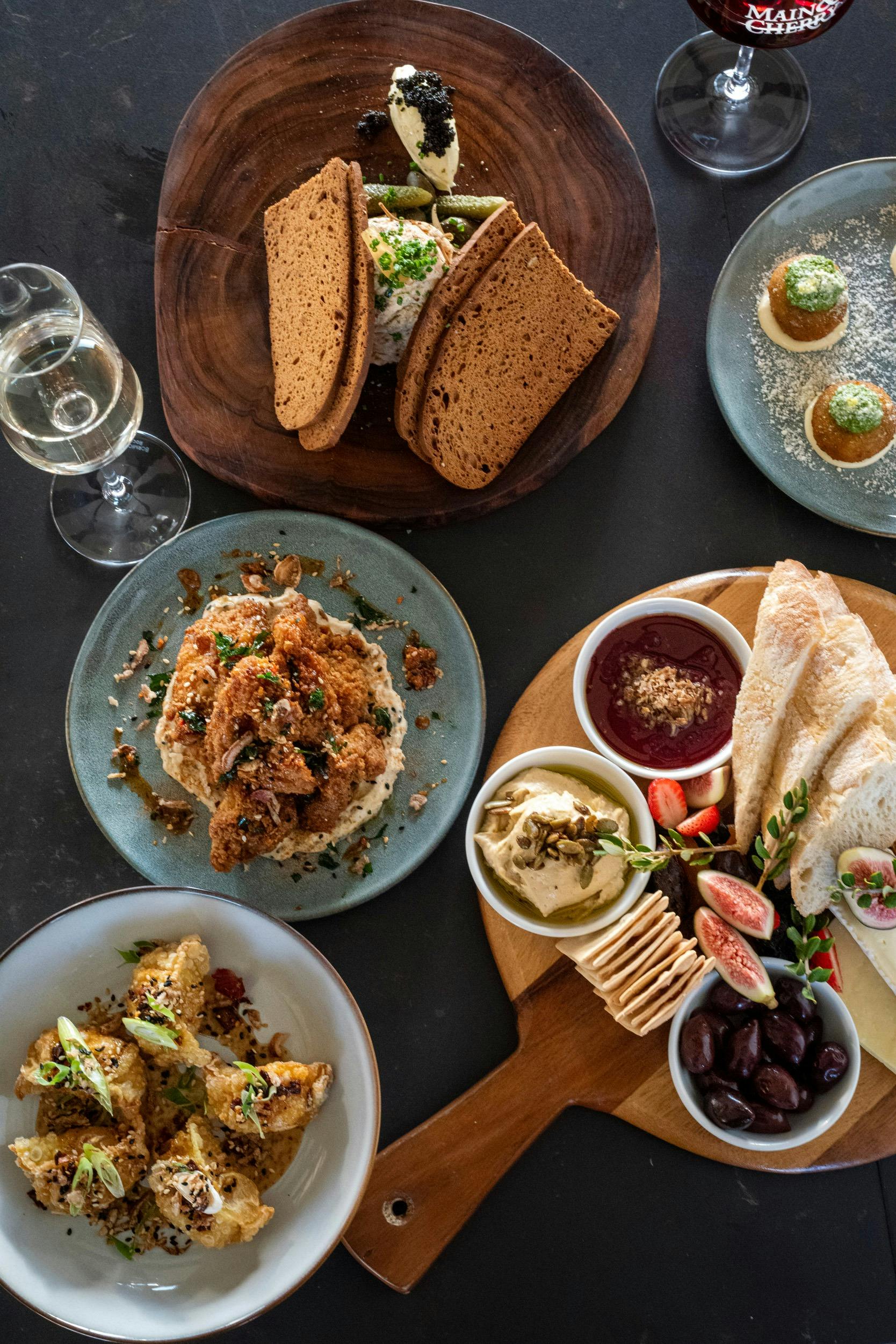 Main & Cherry tapas food options