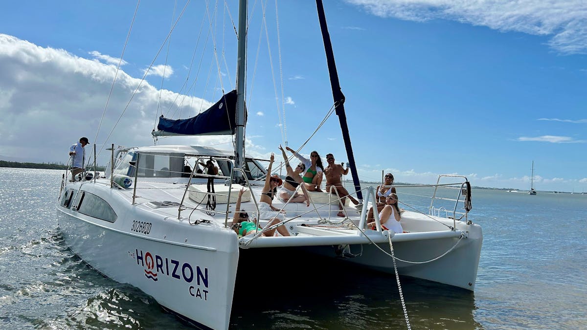 The Horizon Cat  Private boat hire Gold Coast for up to 30 Guests