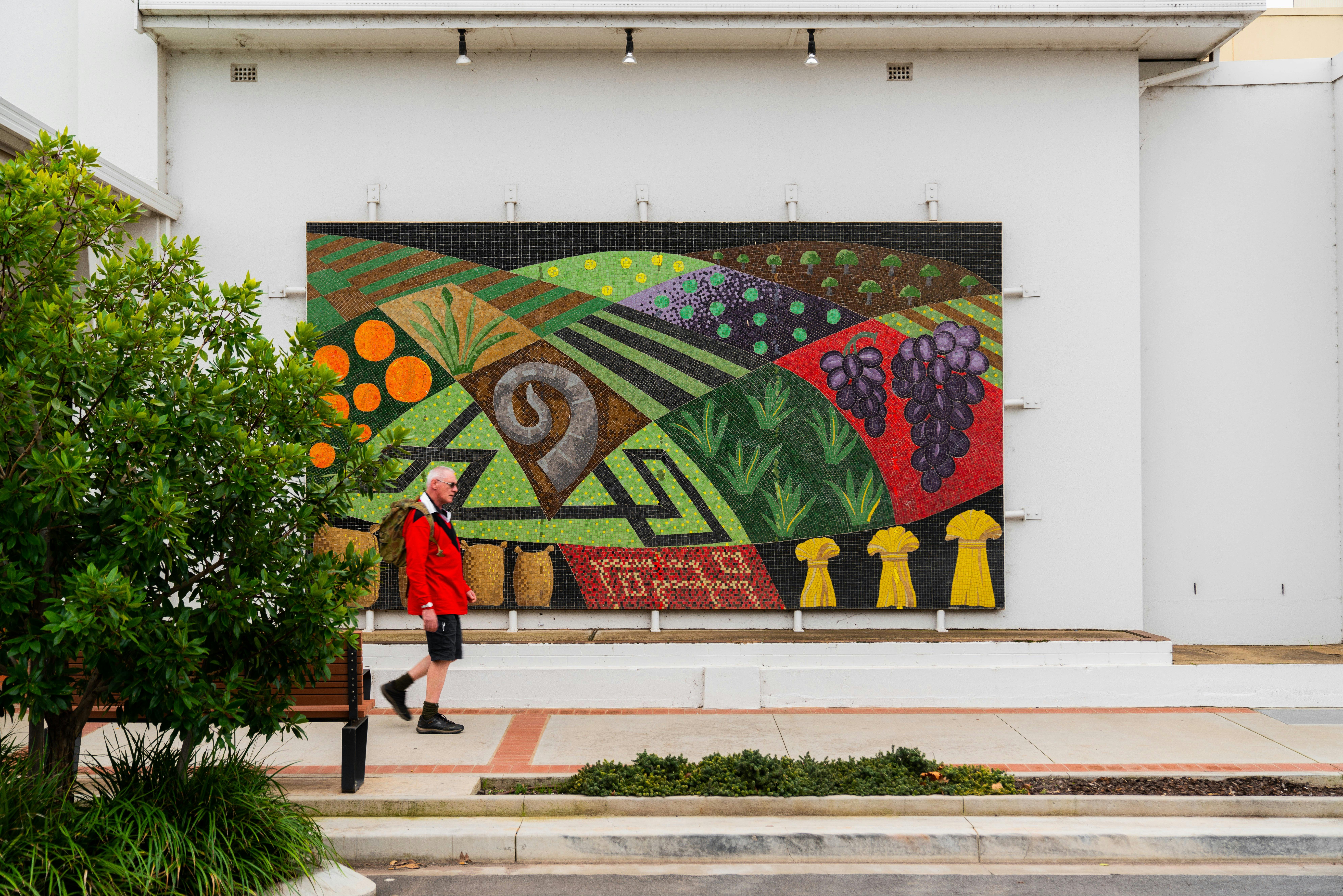 Mosaic Wall at Griffith Ex-Servicemen's Club