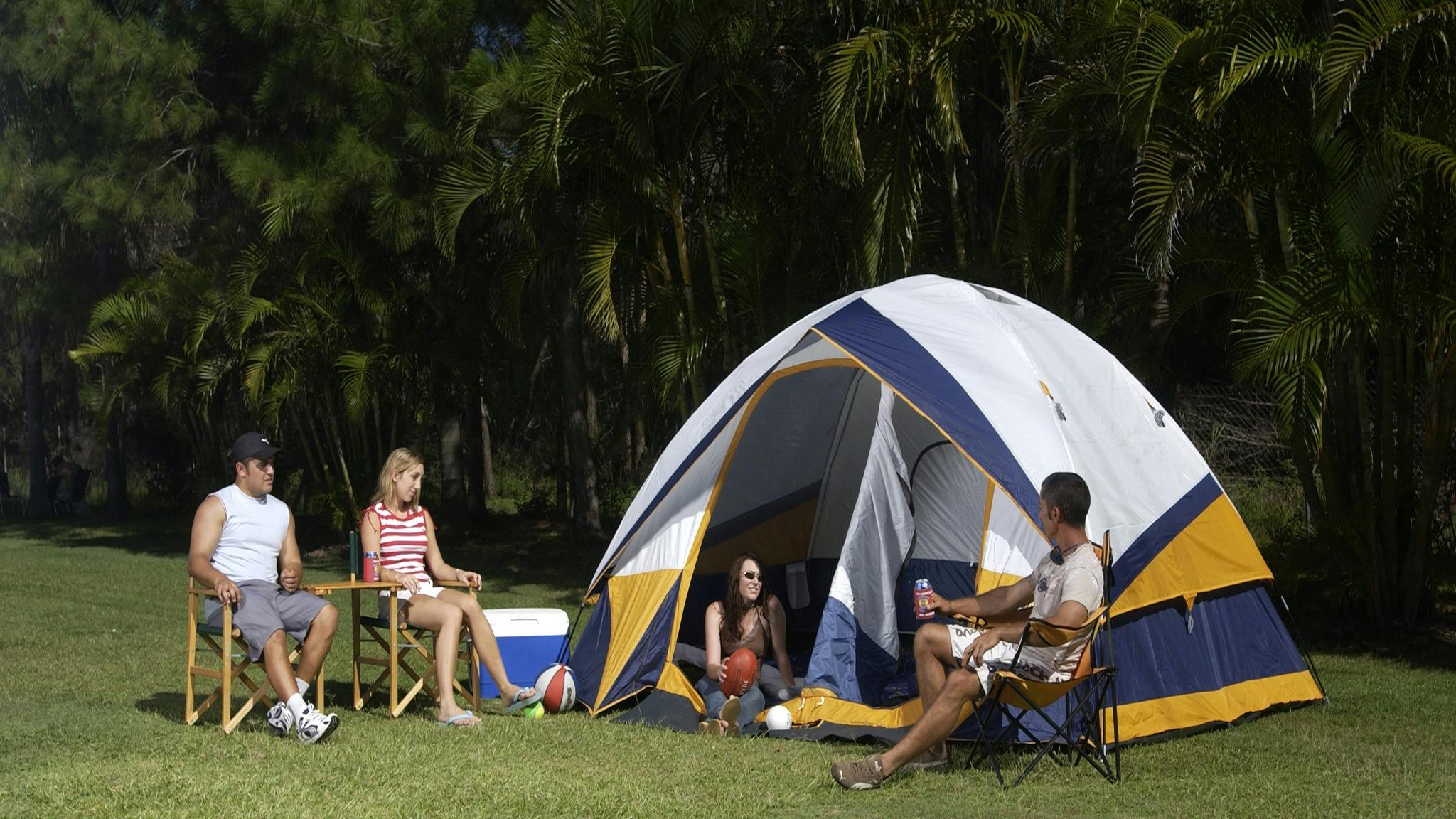 Unpowered Camping Site at Brisbane Holiday Village Unpowered Camping Site at Brisbane Holiday Village