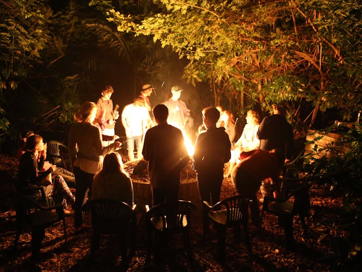 Toasting marshmallows