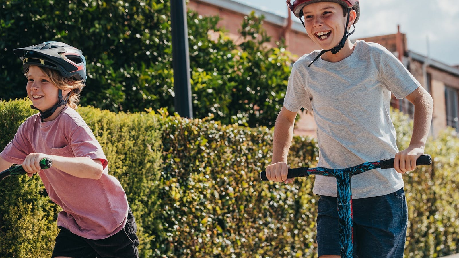 Scooter fun at The Levee