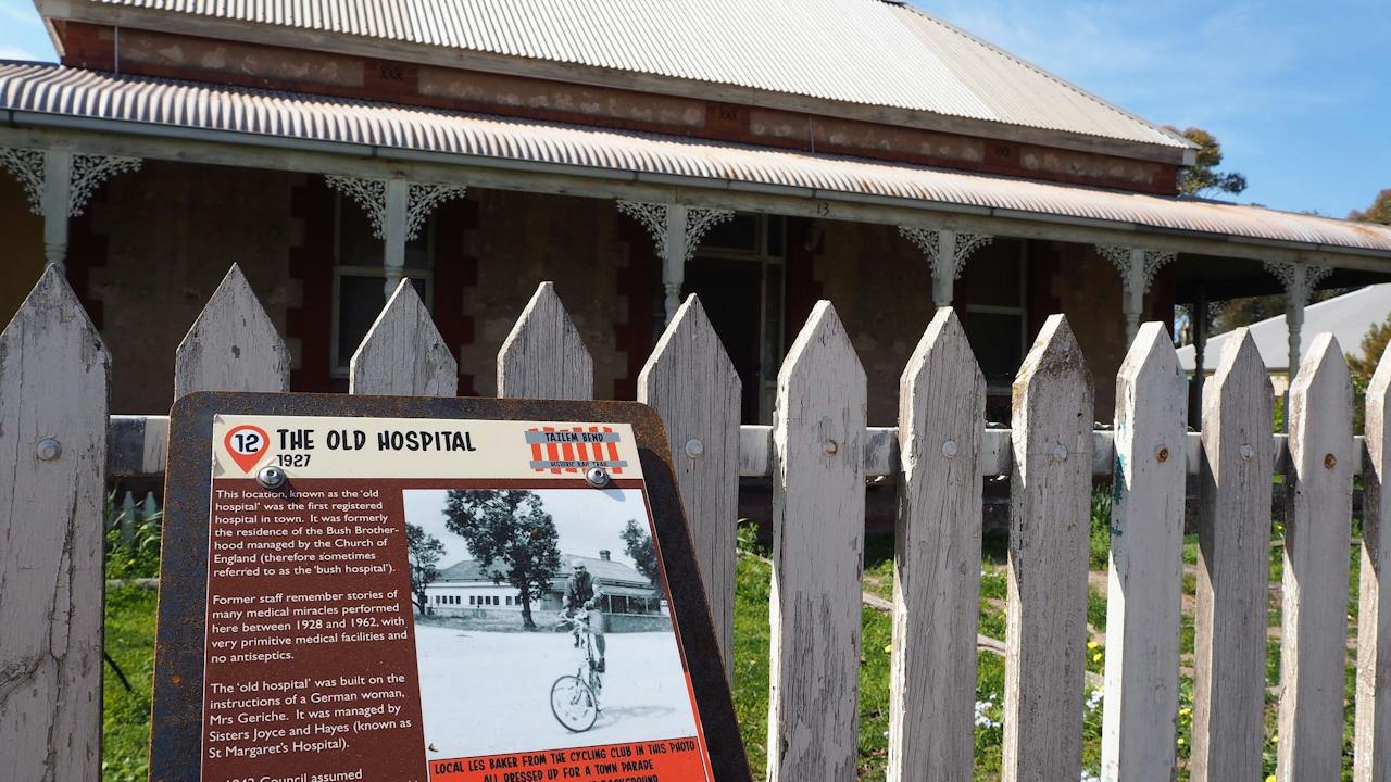Tailem Bend Historic Rail Trail - the old hospital
