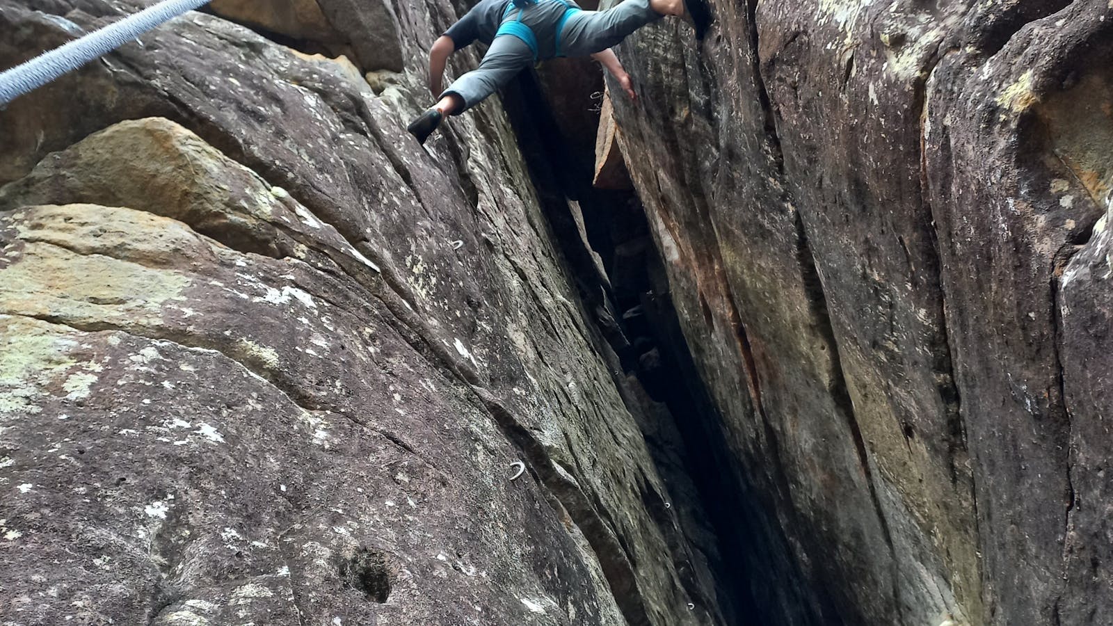 Climbing at Thompson's Point Nowra NSW