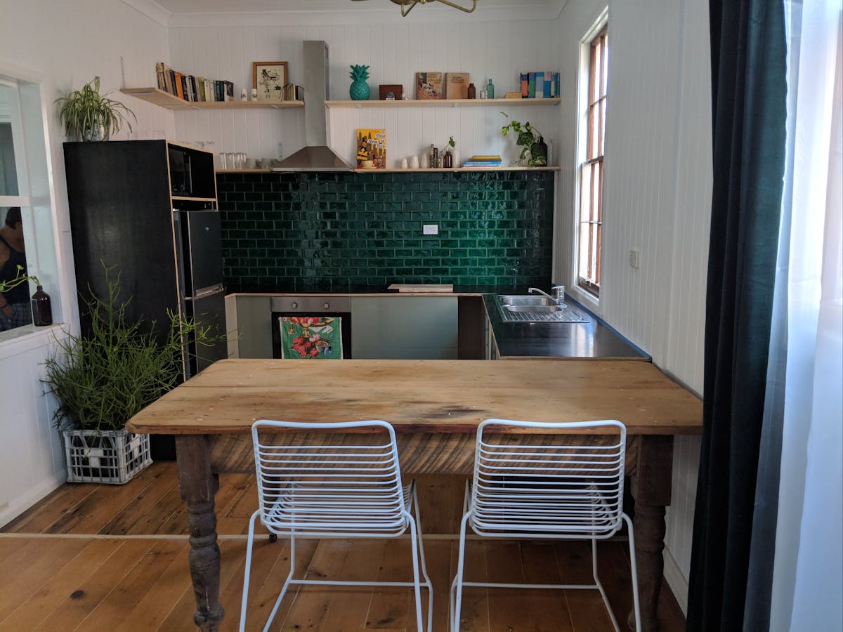 Kitchen inside Ruth's Cottage