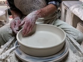 Hand throwing by skilled potters