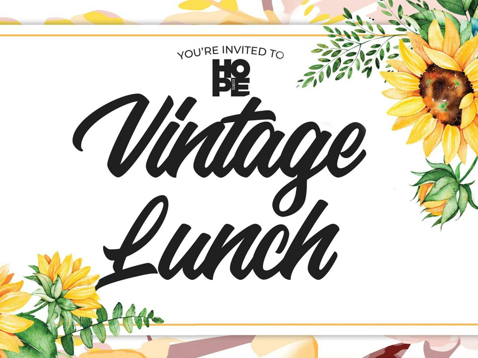 Image for Hope Estate's Vintage Lunch