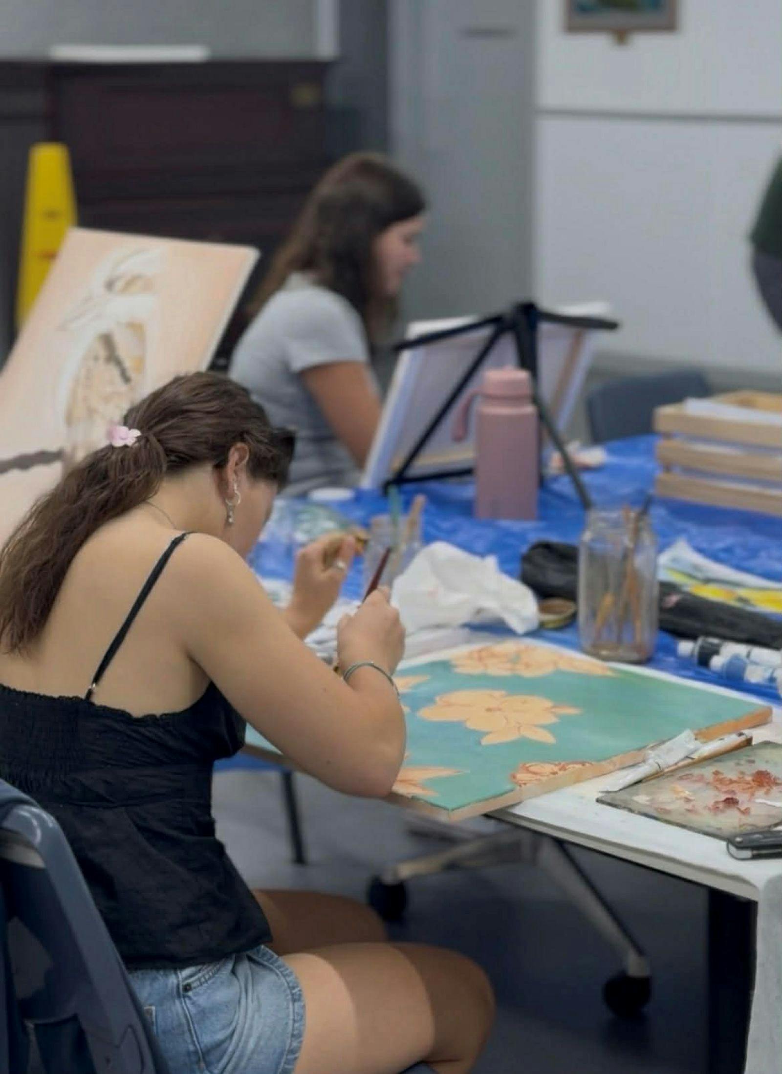 Painting class, art class, adults art, creative classes, Kiama, beginner friendly art