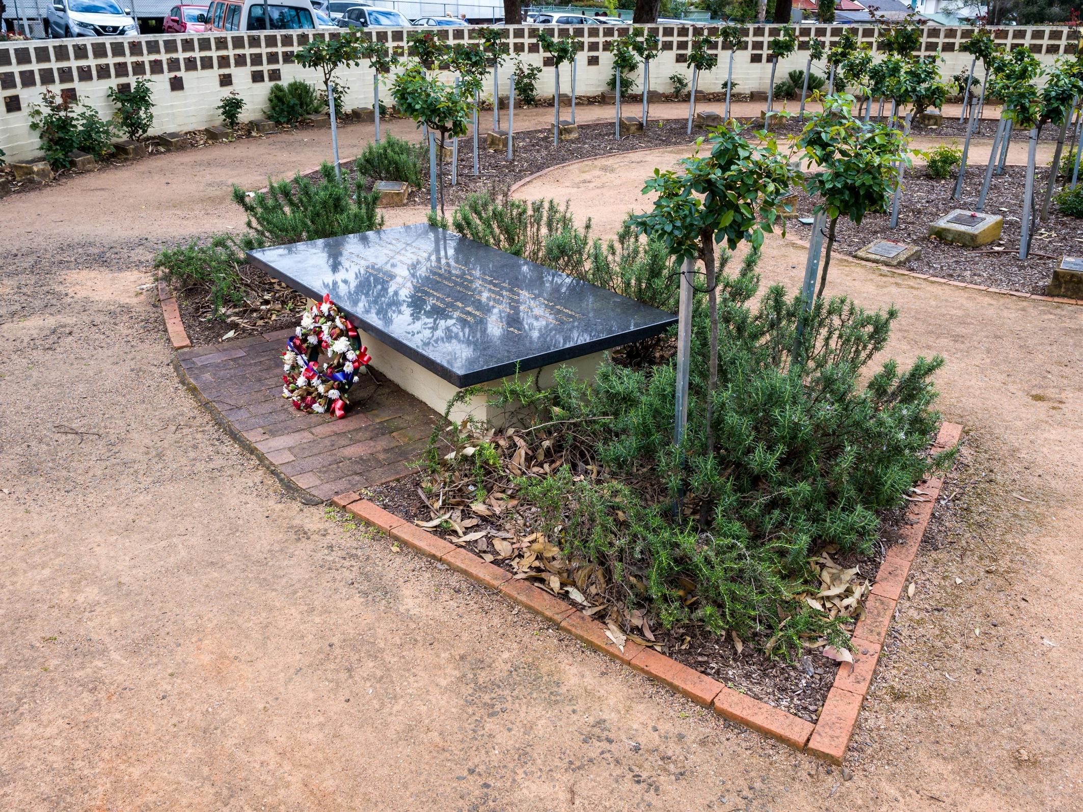 Our Memorial Rose Garden allows for the honouring of those who served