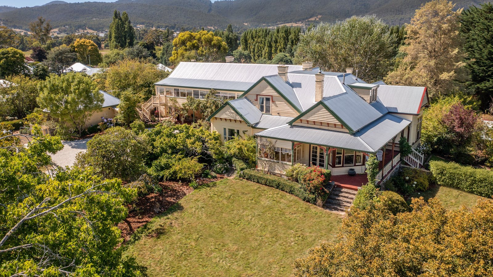 Clifton Homestead, set on five acres and nestled in the heart of Tasmania's Huon Valley