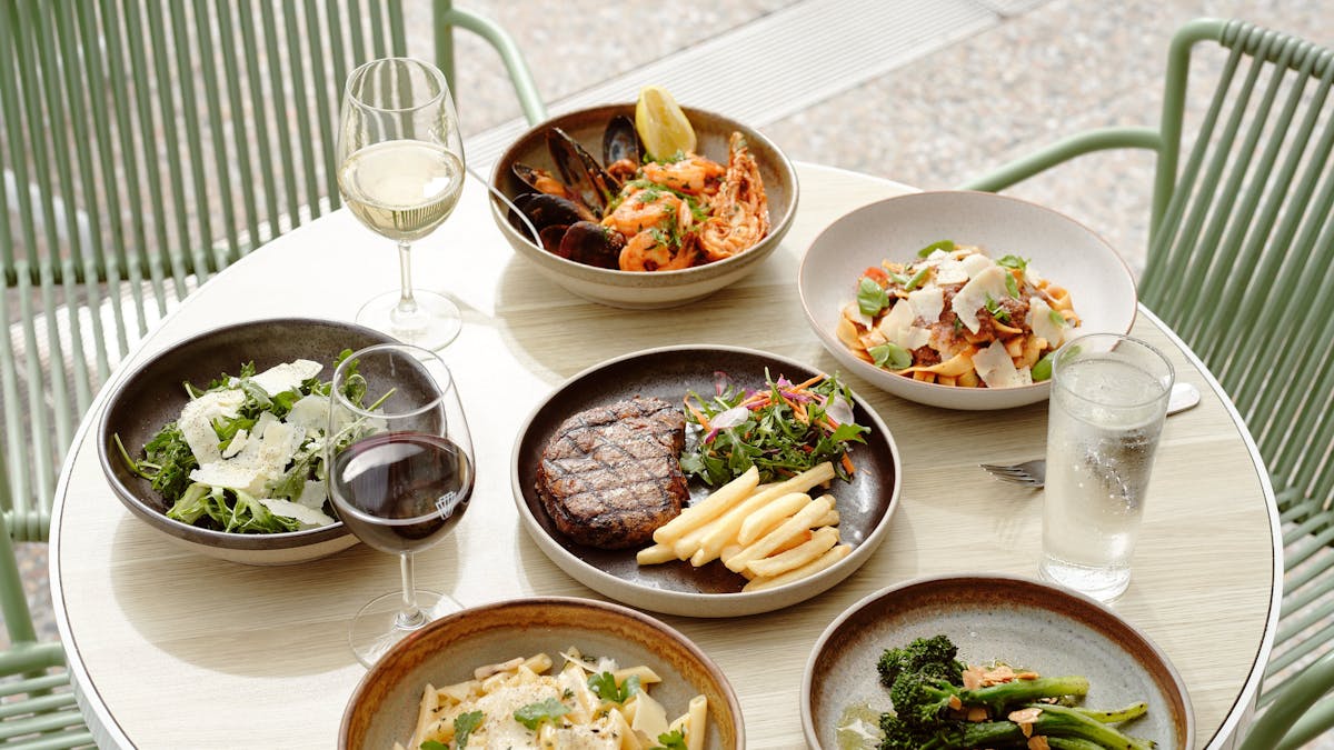 Selection of food from Quarterdeck