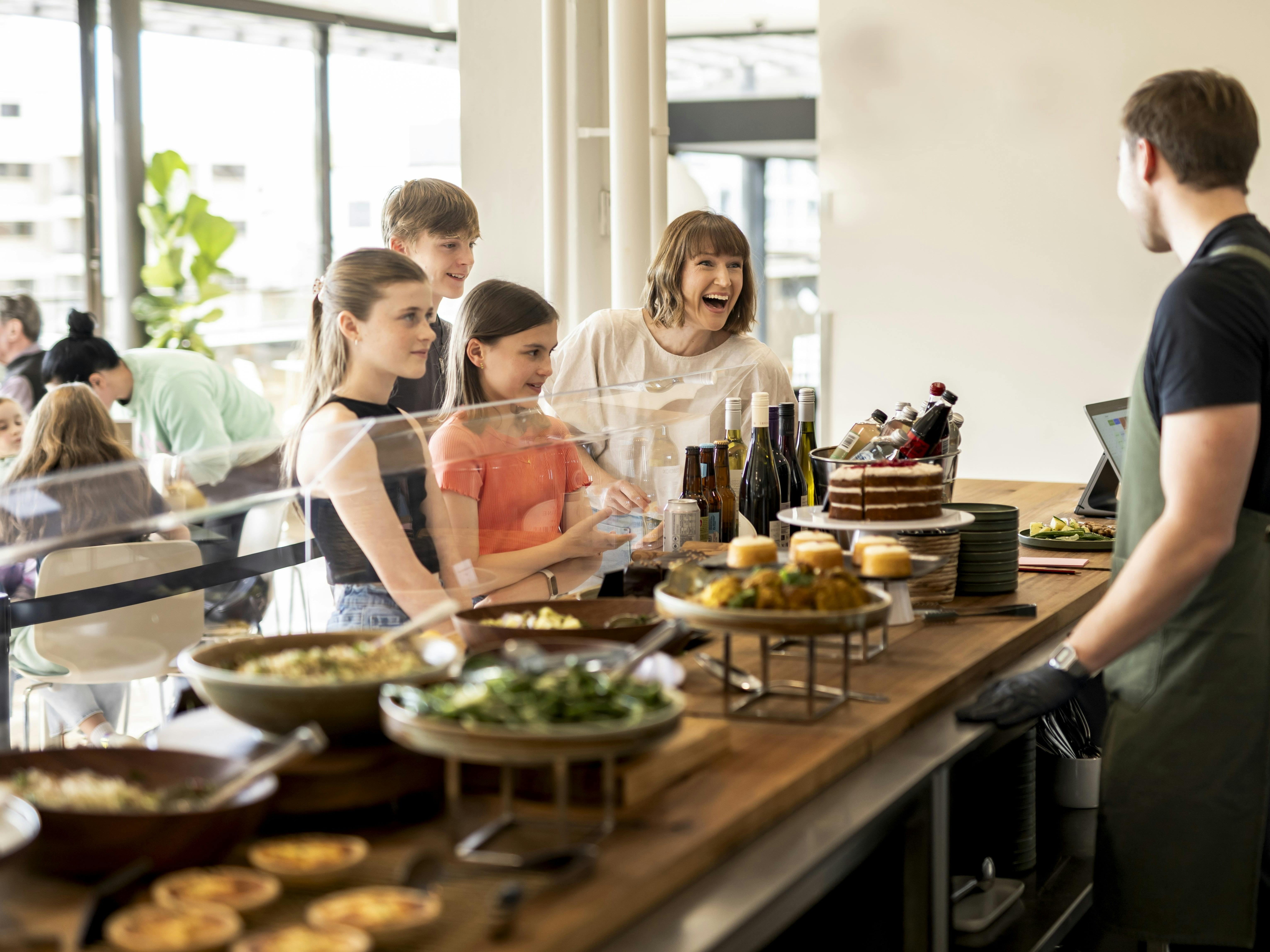 Enjoy lunch with a view at Bistro Gadi on Level 4 of the Australian Museum.