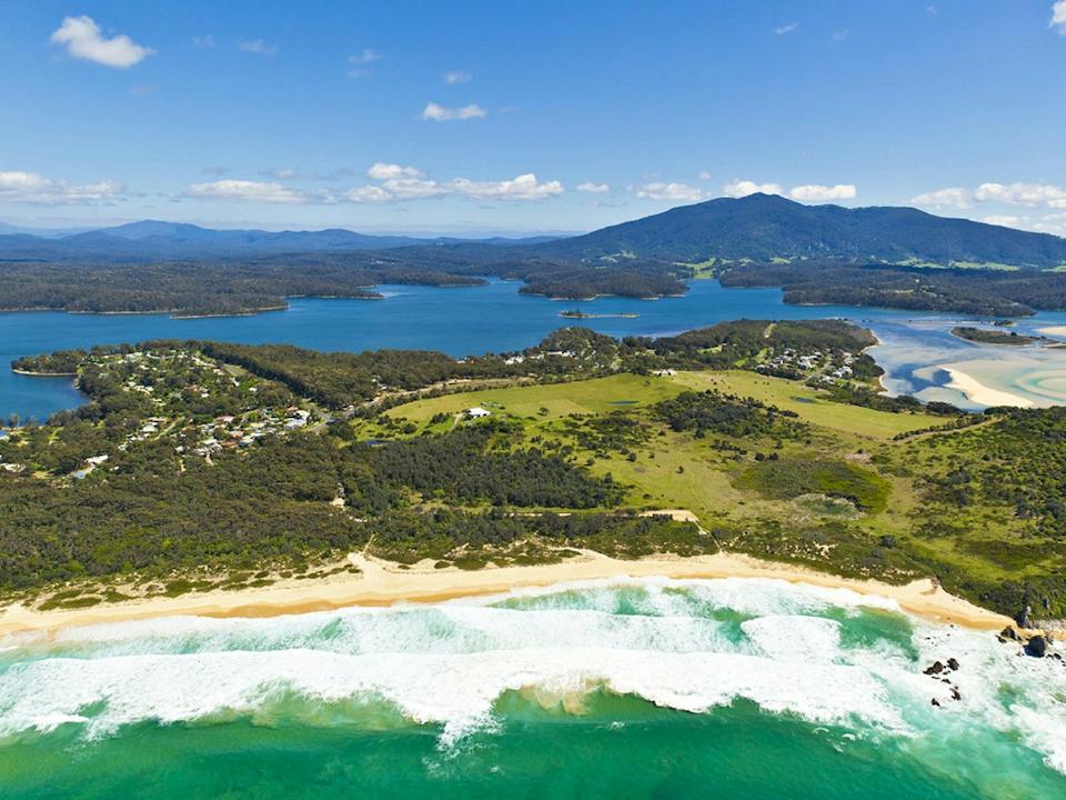 Wallaga Lake aerial