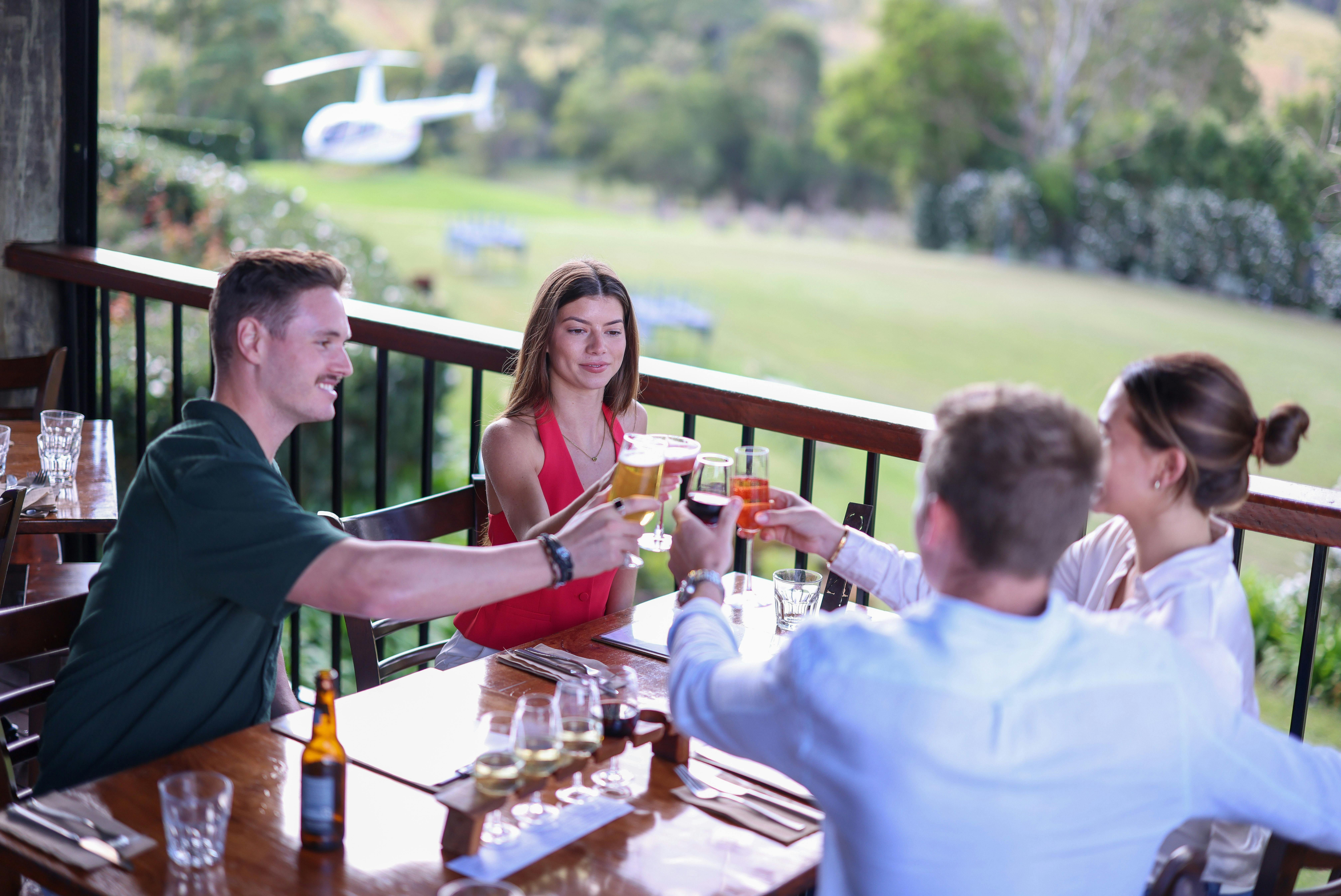 Lunch at the beautiful Ocean View Estates Winery