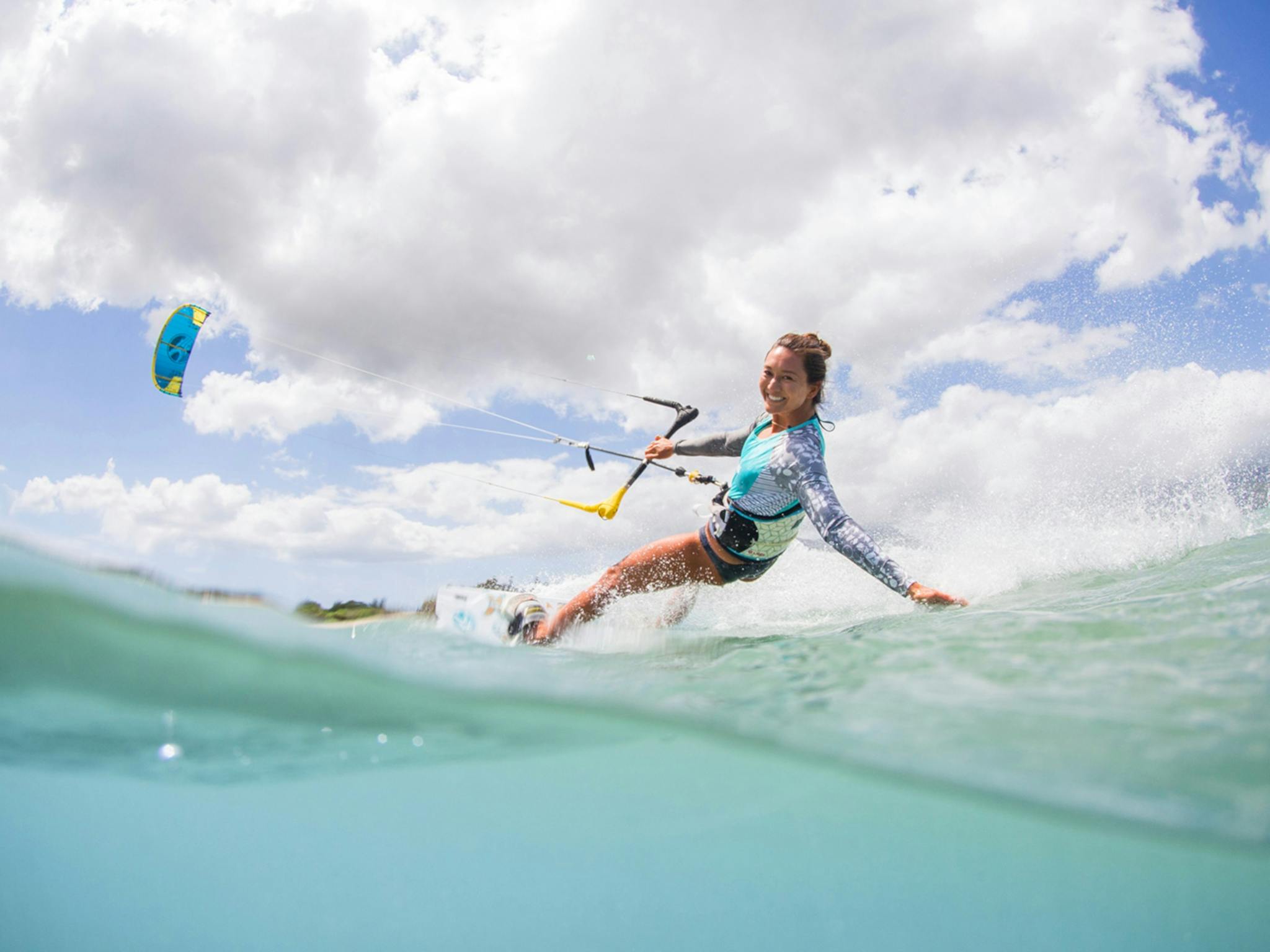 Kitesurfing