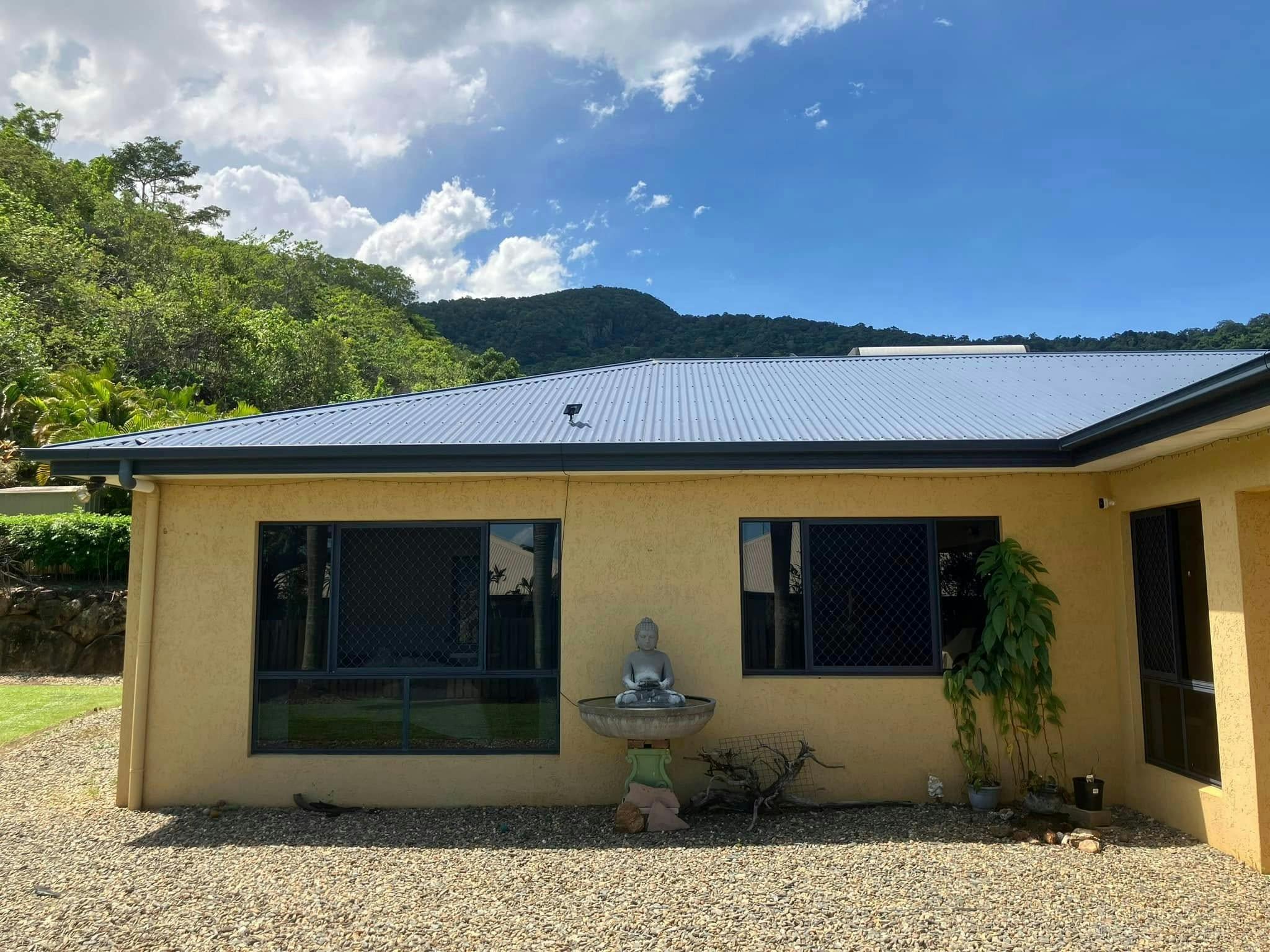 Backyard looking toward the mountains
