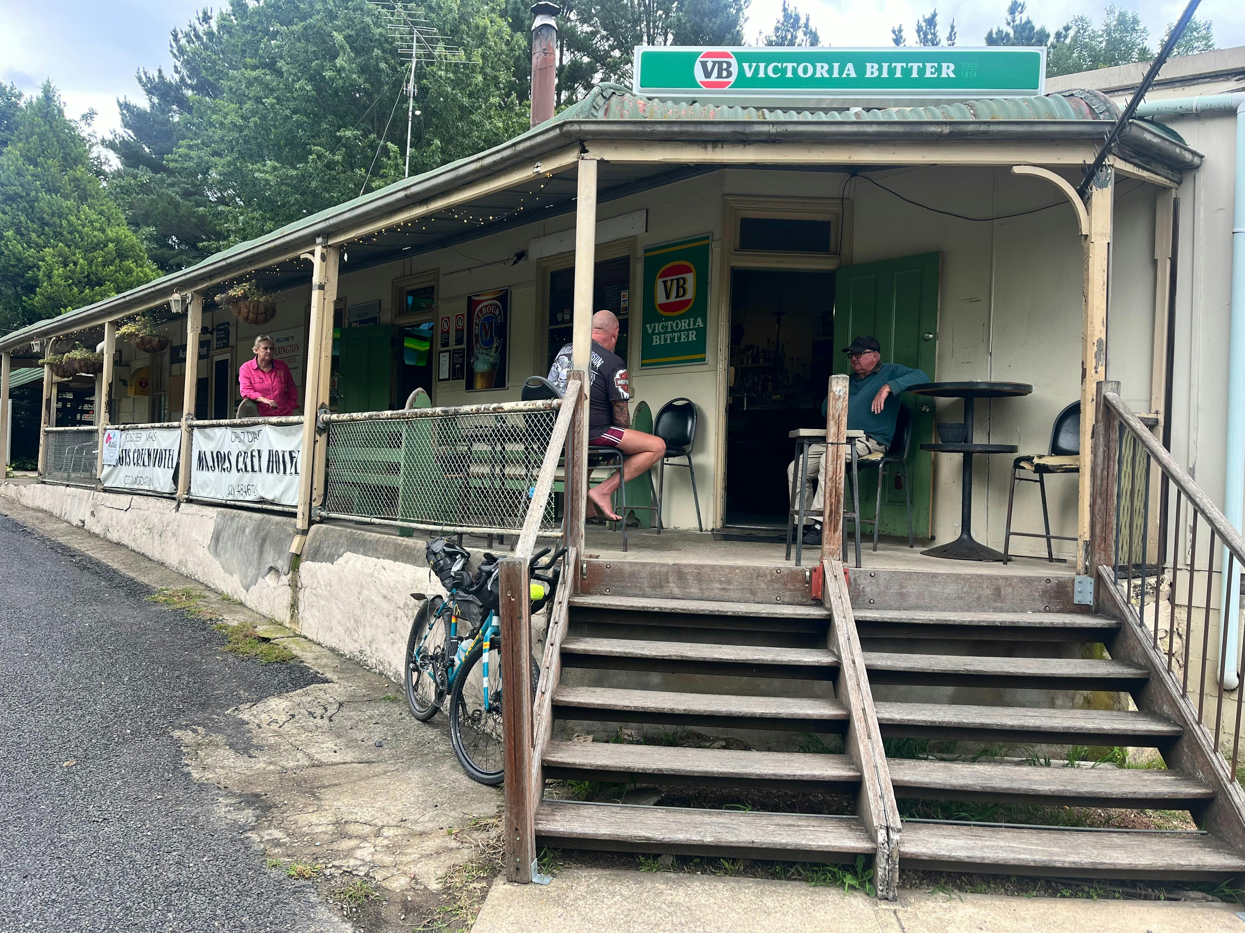 The iconic Majors Creek Hotel country NSW Pub