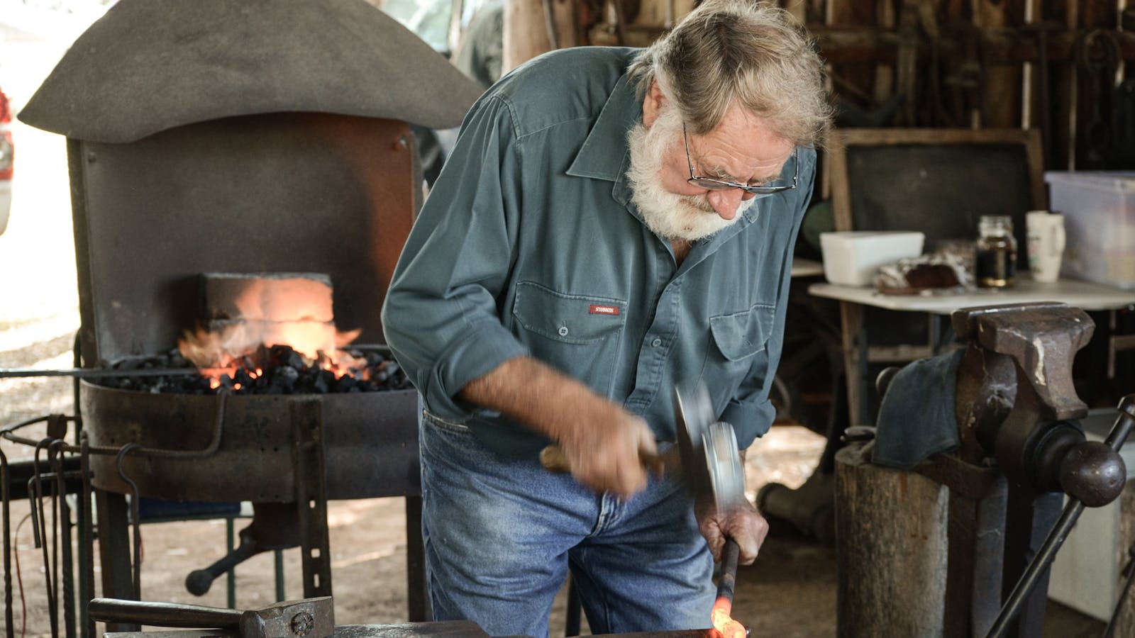 Blacksmith demonstration