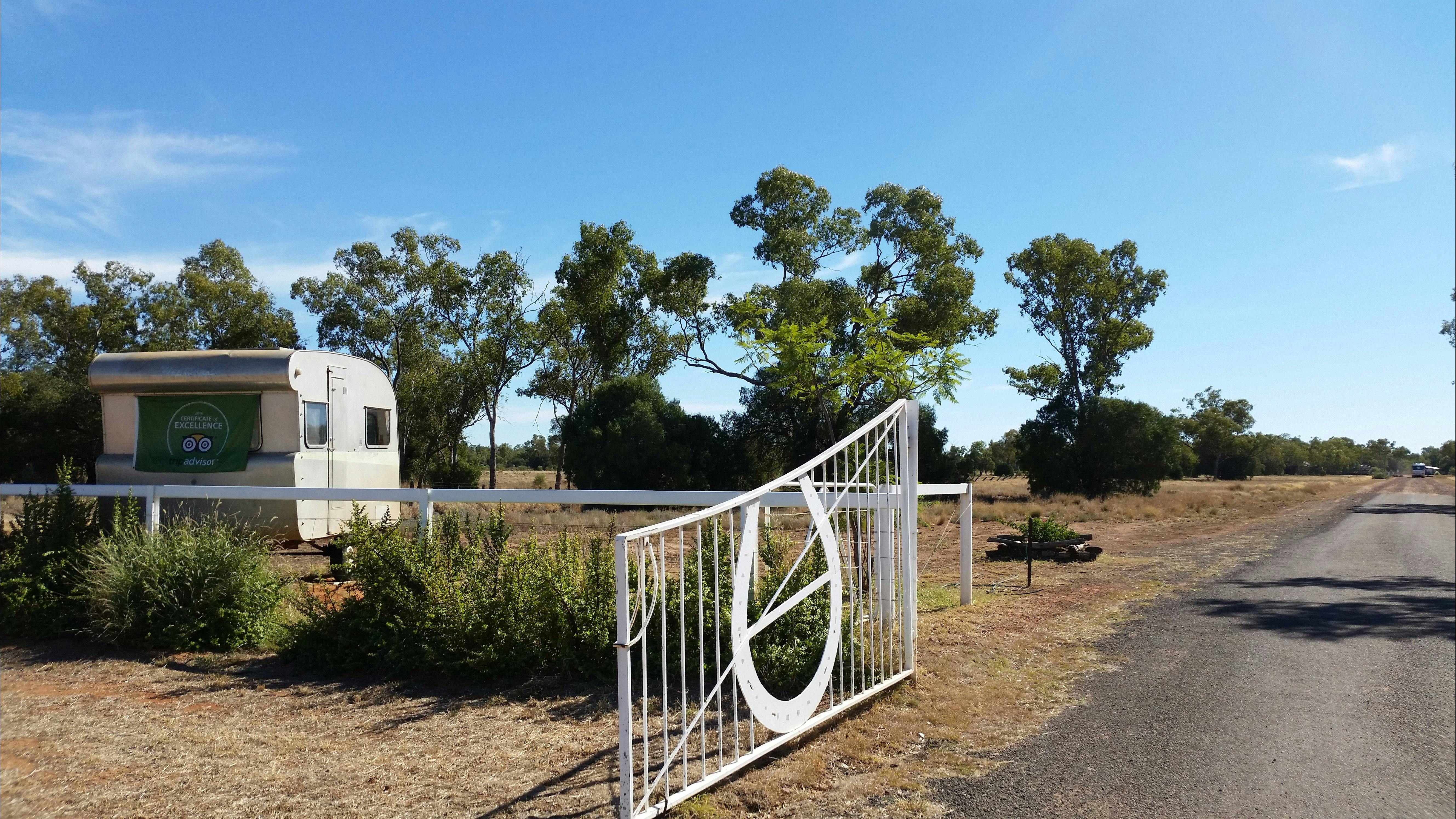 Entry to Charleville Bush Caravan Park