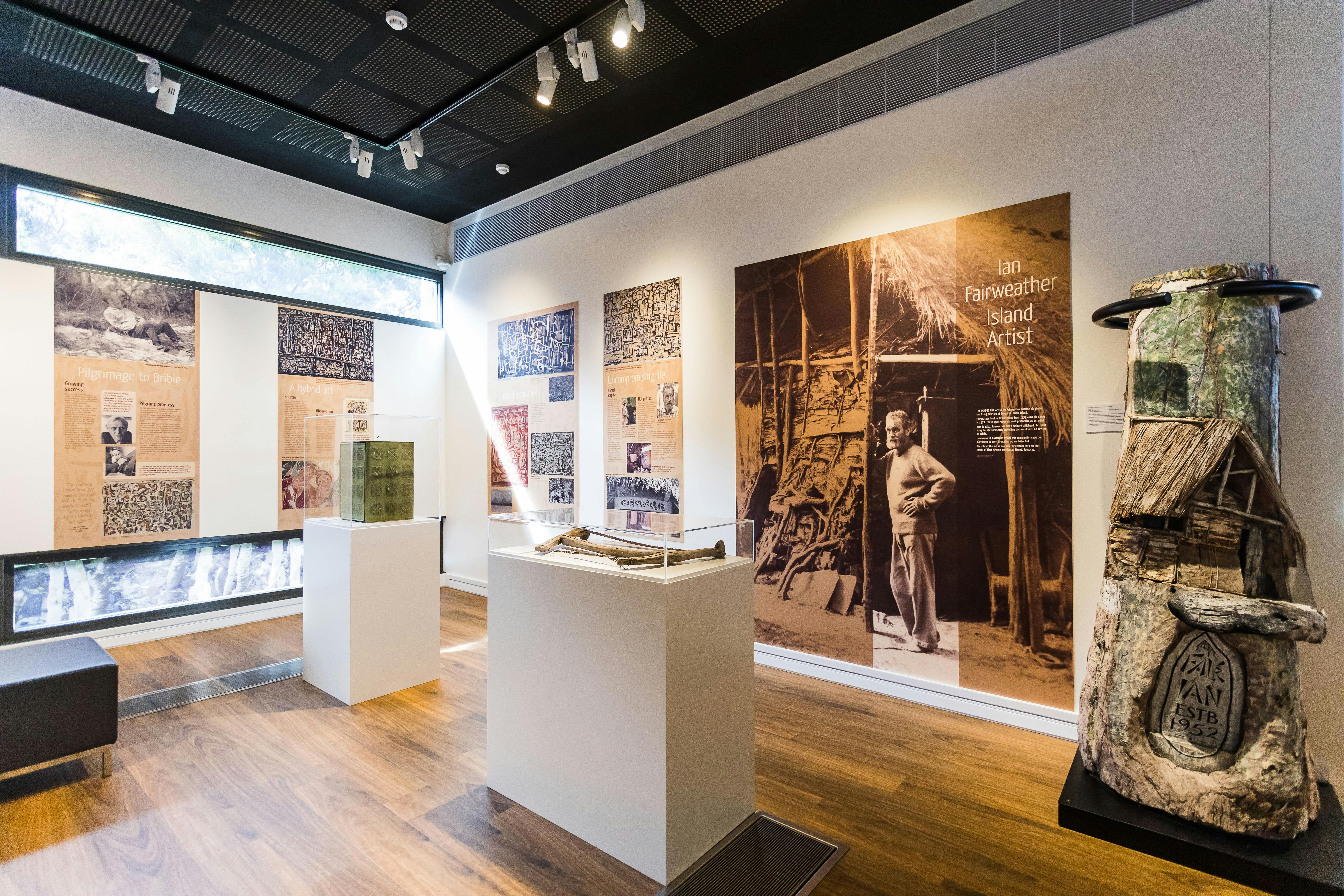 Fairweather exhibition view